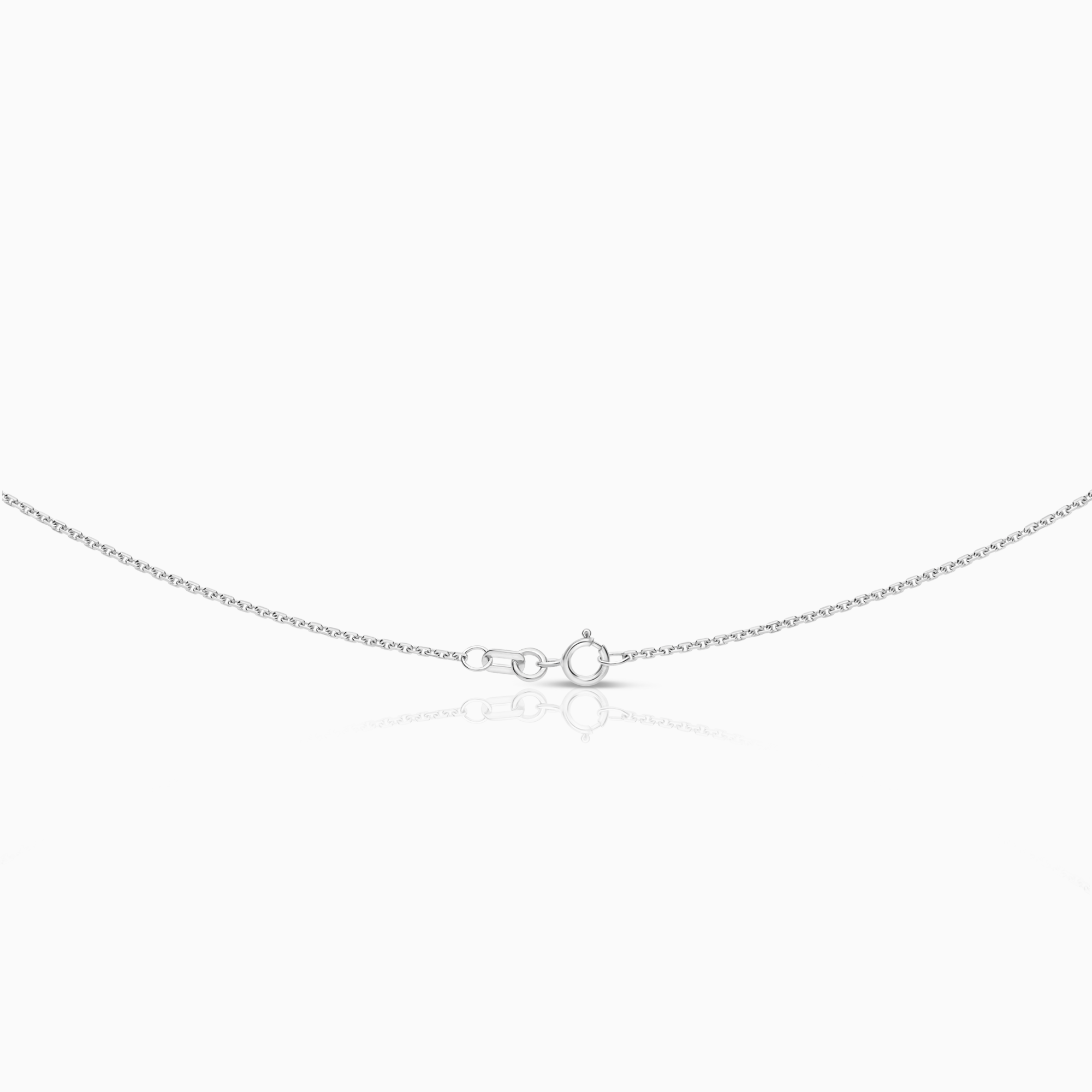 Halsband med solitärhänge 0,38ct 18K vitguld