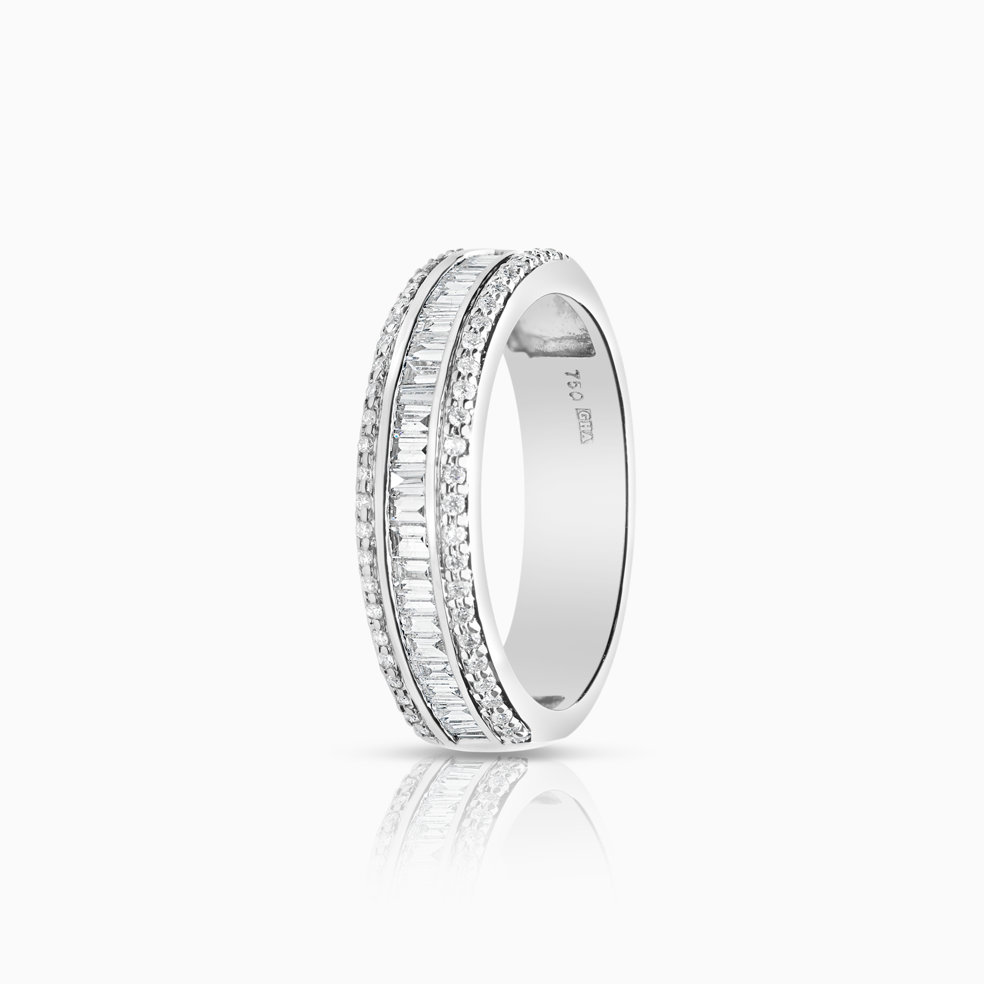 Diamantring 0,67ct 18K vitguld