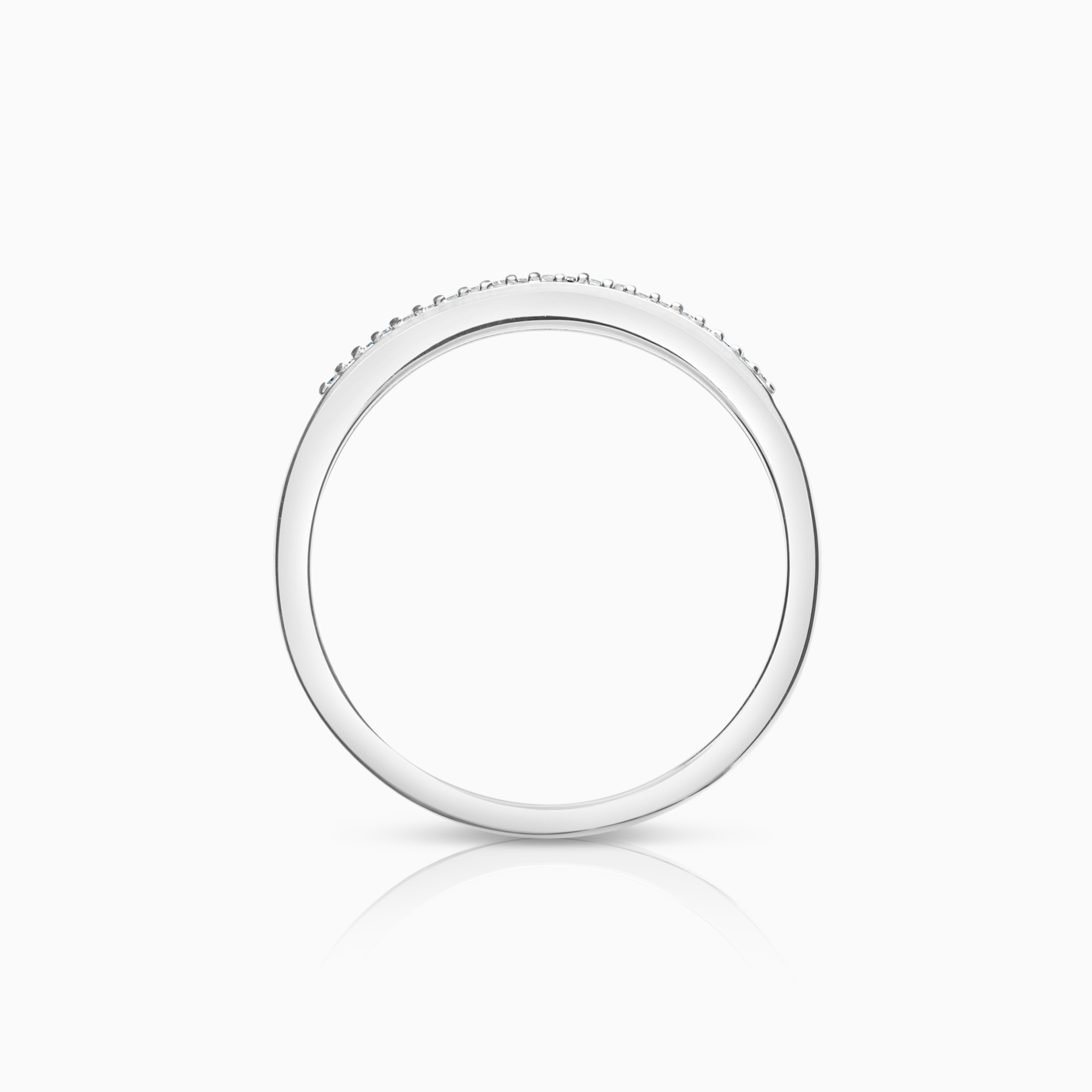 Diamantring 0,05ct 18K vitguld