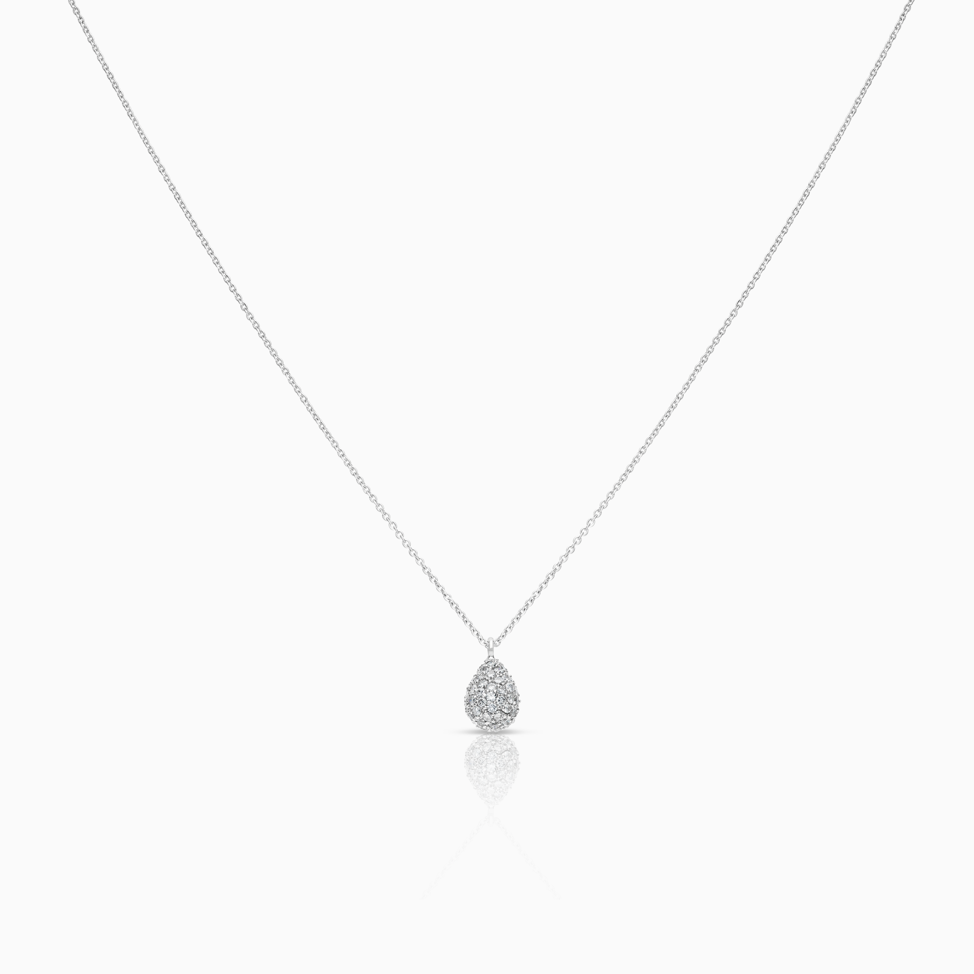 Halsbandet med diamanthänge 0,58ct 18K vitguld