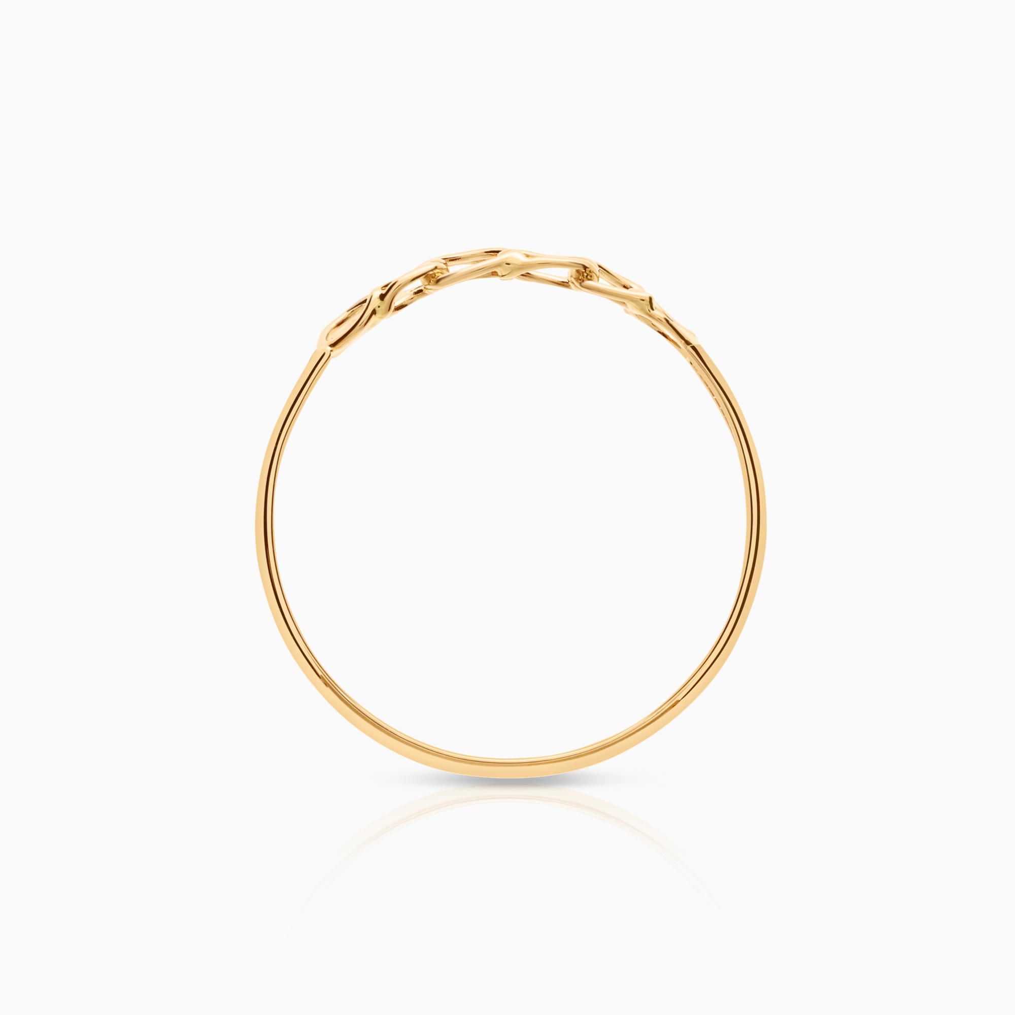 Bismarck ring 1.11g 18K gold