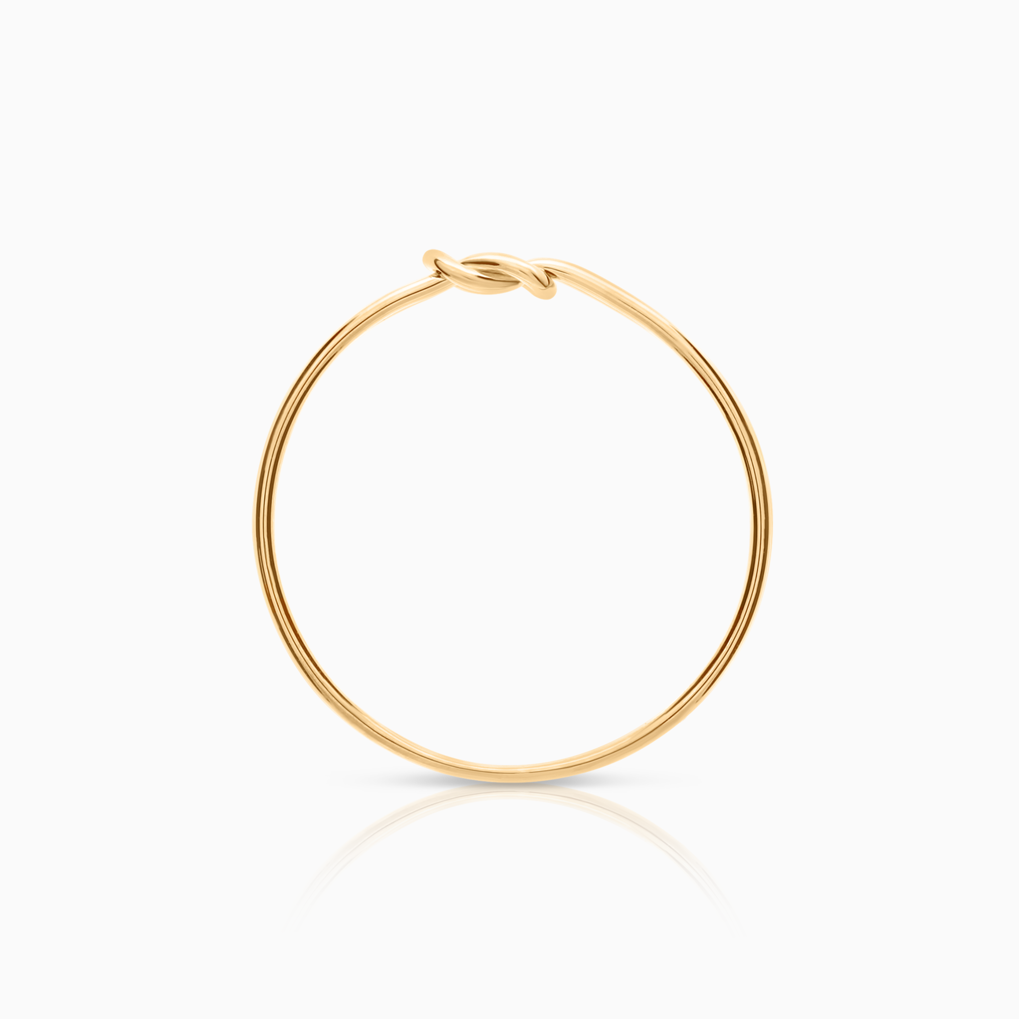 Guldring med knut 0,73g 18K guld