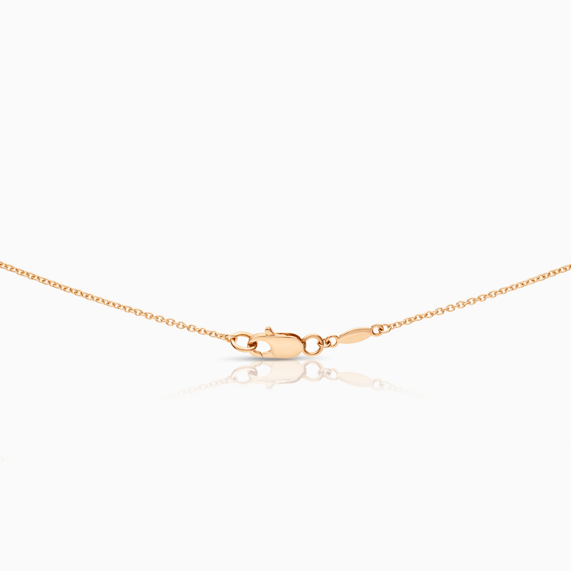 Solitär halsband 0,19ct 18K roséguld