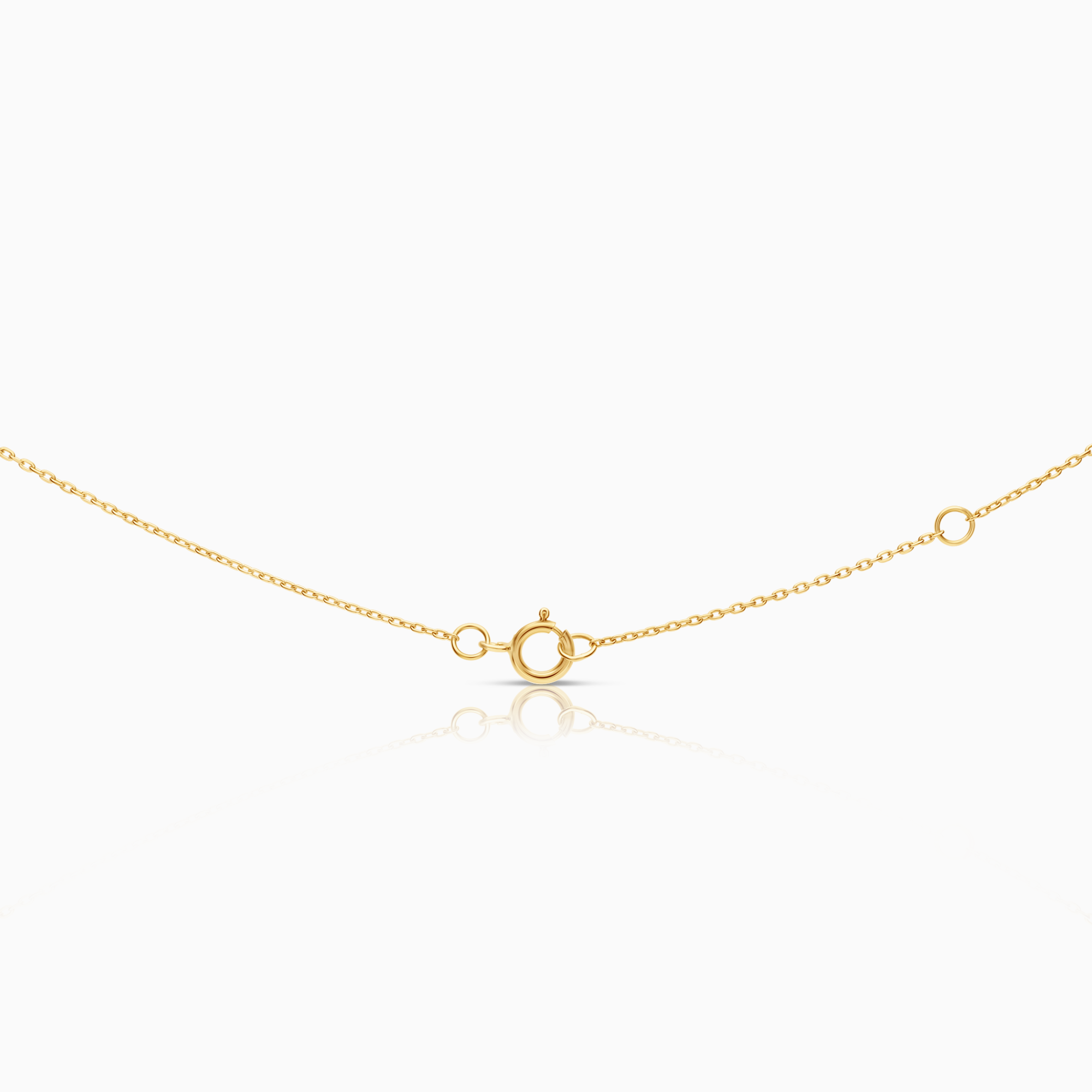 Diamond necklace 0.15ct 18K gold