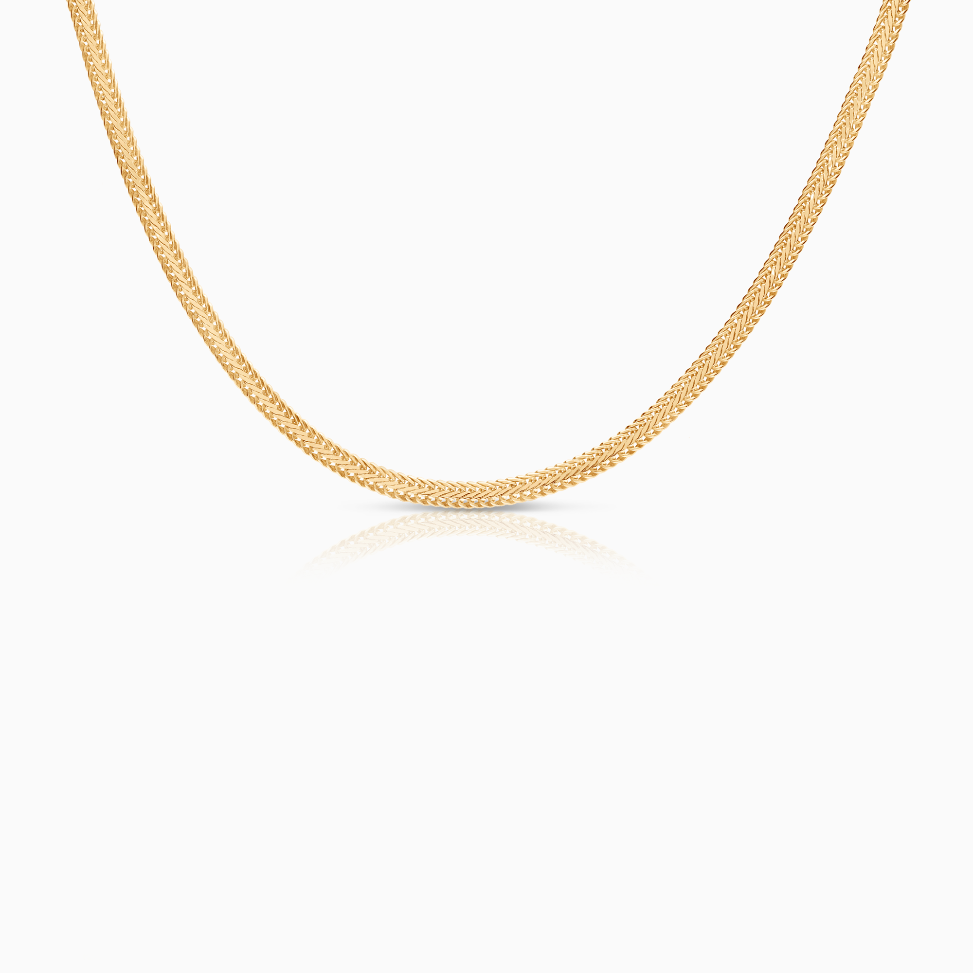 Rävsvans halsband 9,43g 18K guld