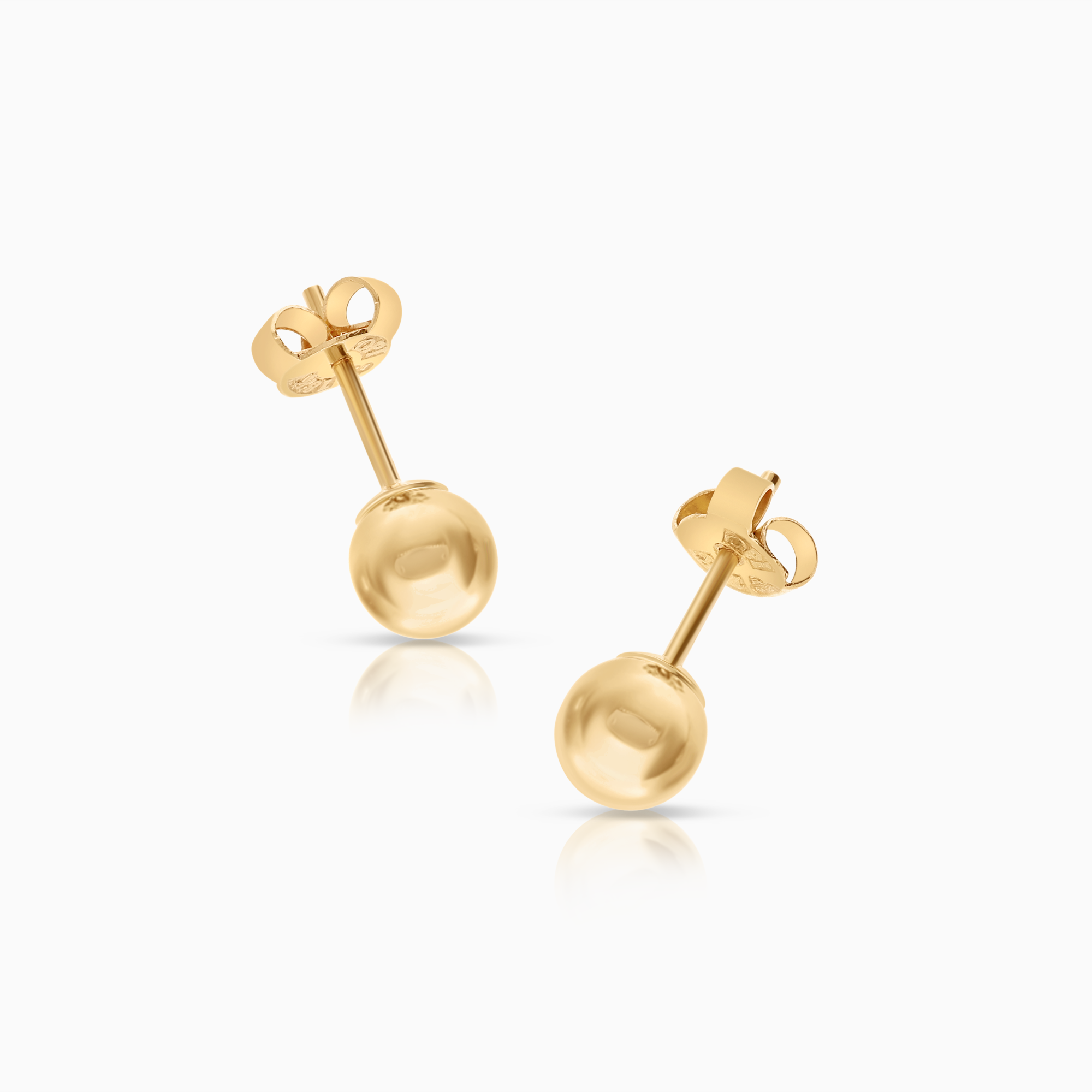 Guldörhängen kula 1,80g 18K guld