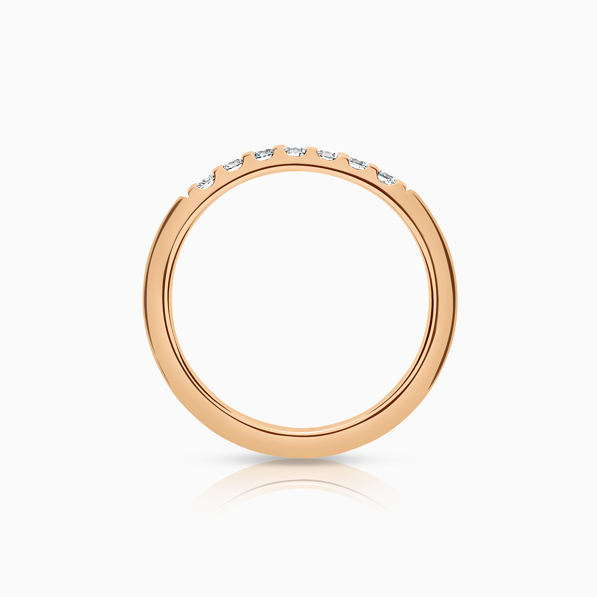 Alliansering 0,21ct 18K roségull