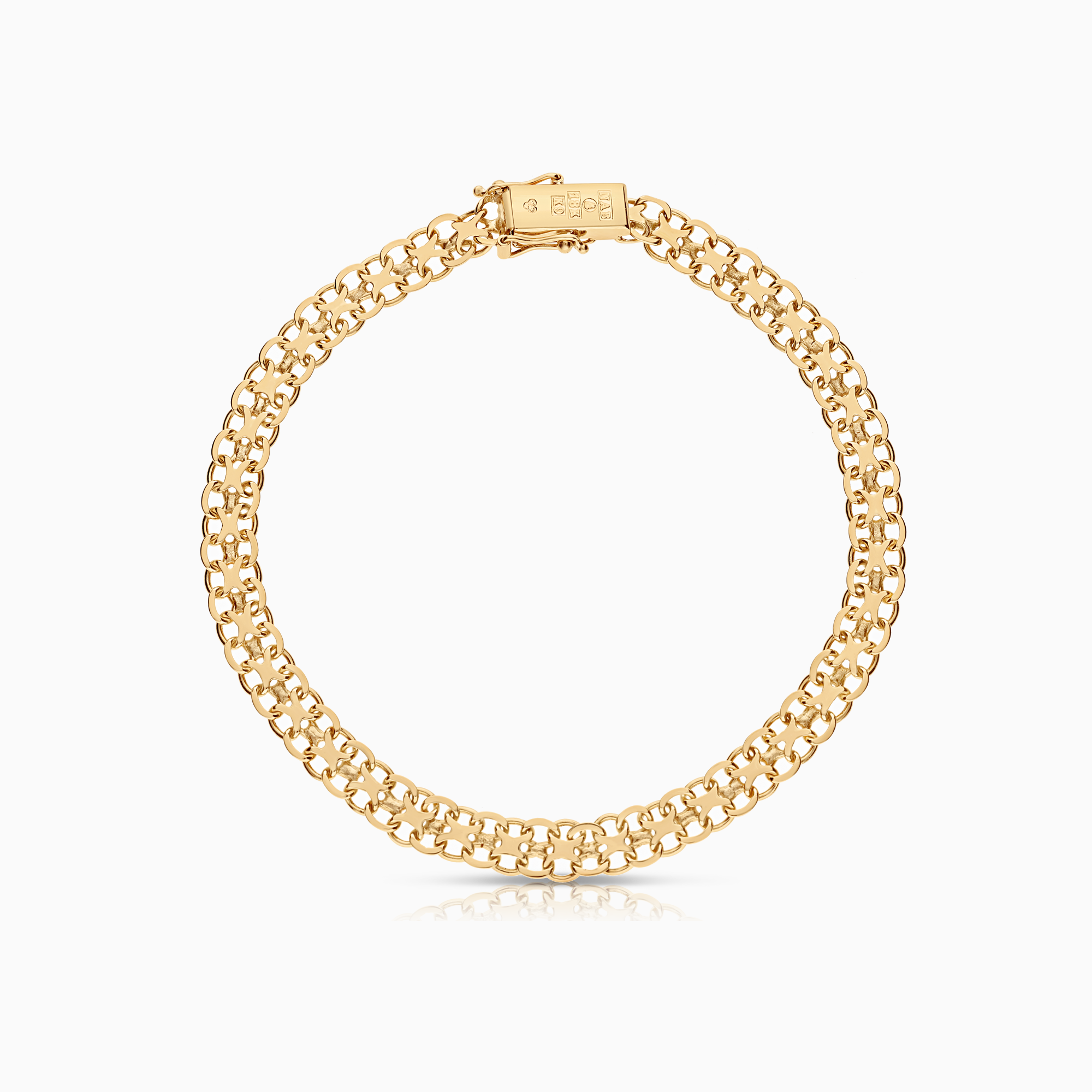 X-link bracelet 6.85g 18K gold