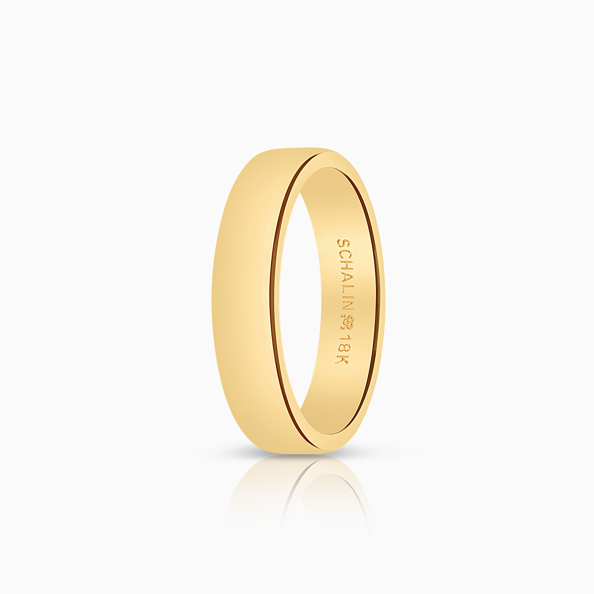 Plain ring 8.07g 18K gold