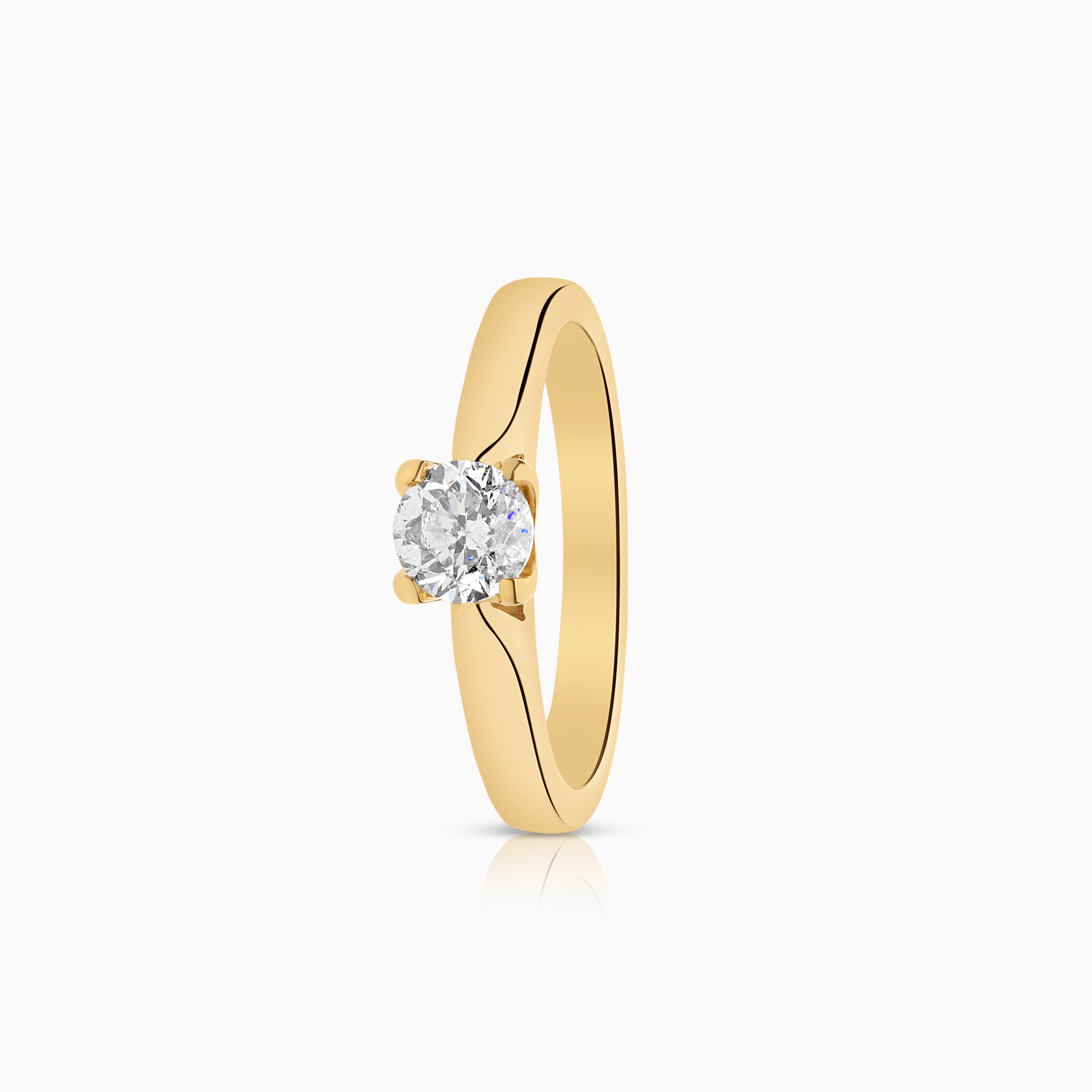 Solitärring 0,50ct 18K guld