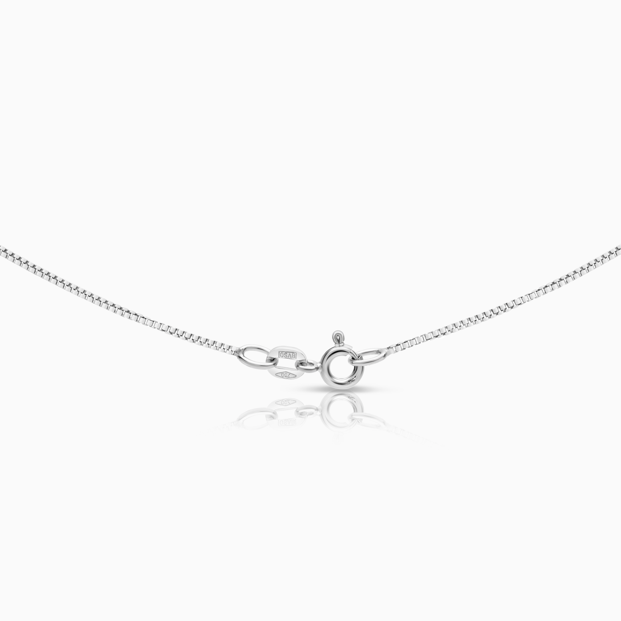 Halsband hjärta 3,68g 18K vitguld
