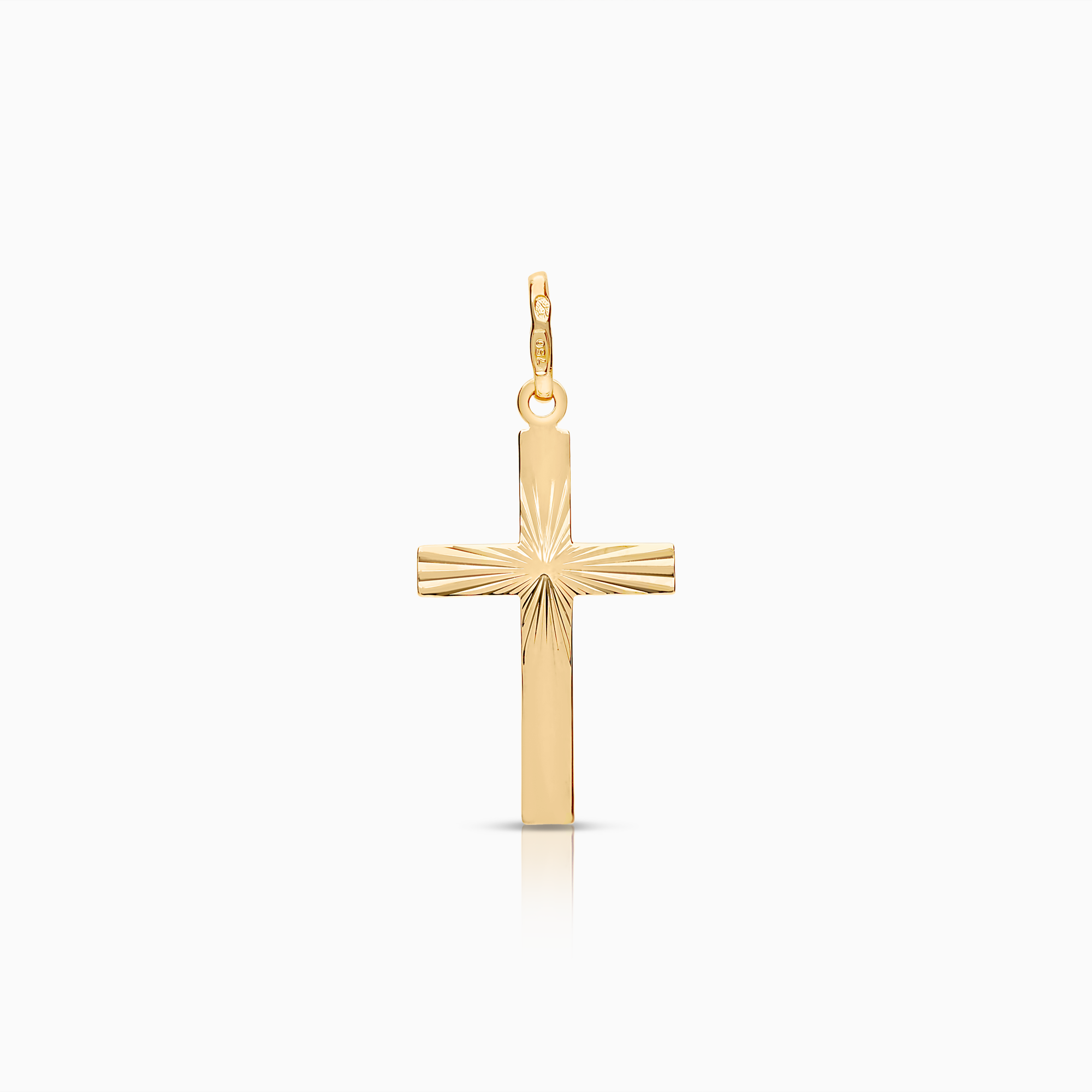 Korshänge 1,26g 18K guld