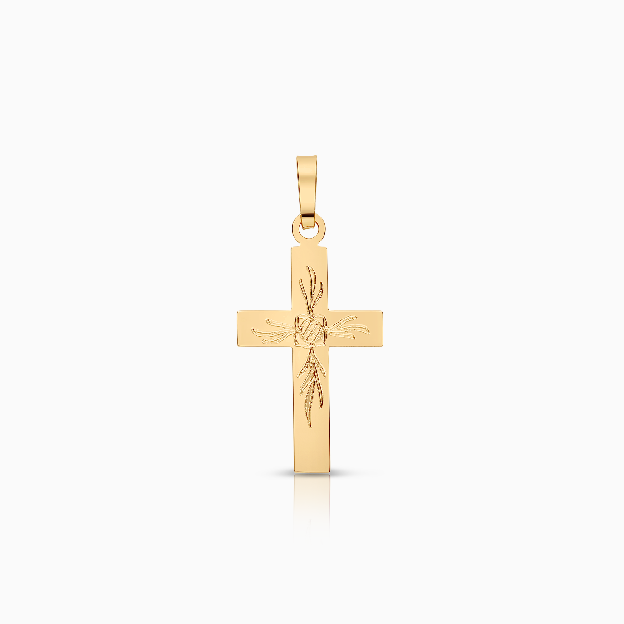 Korshänge 0,48g 18K guld