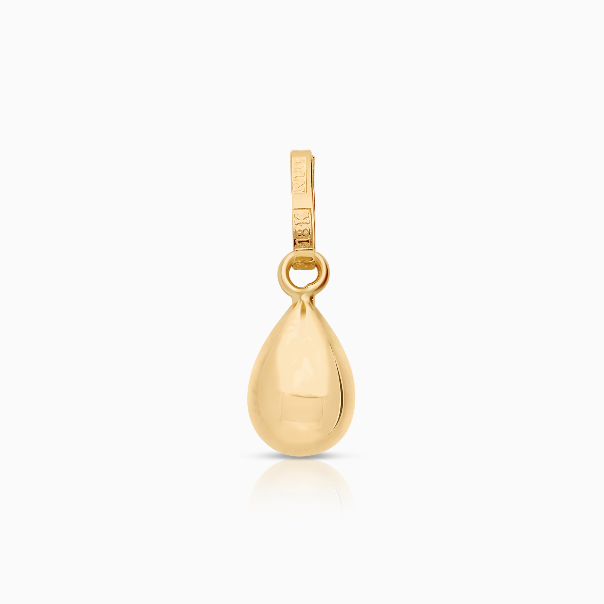 Hängsmycke droppe 0,42g 18K guld.