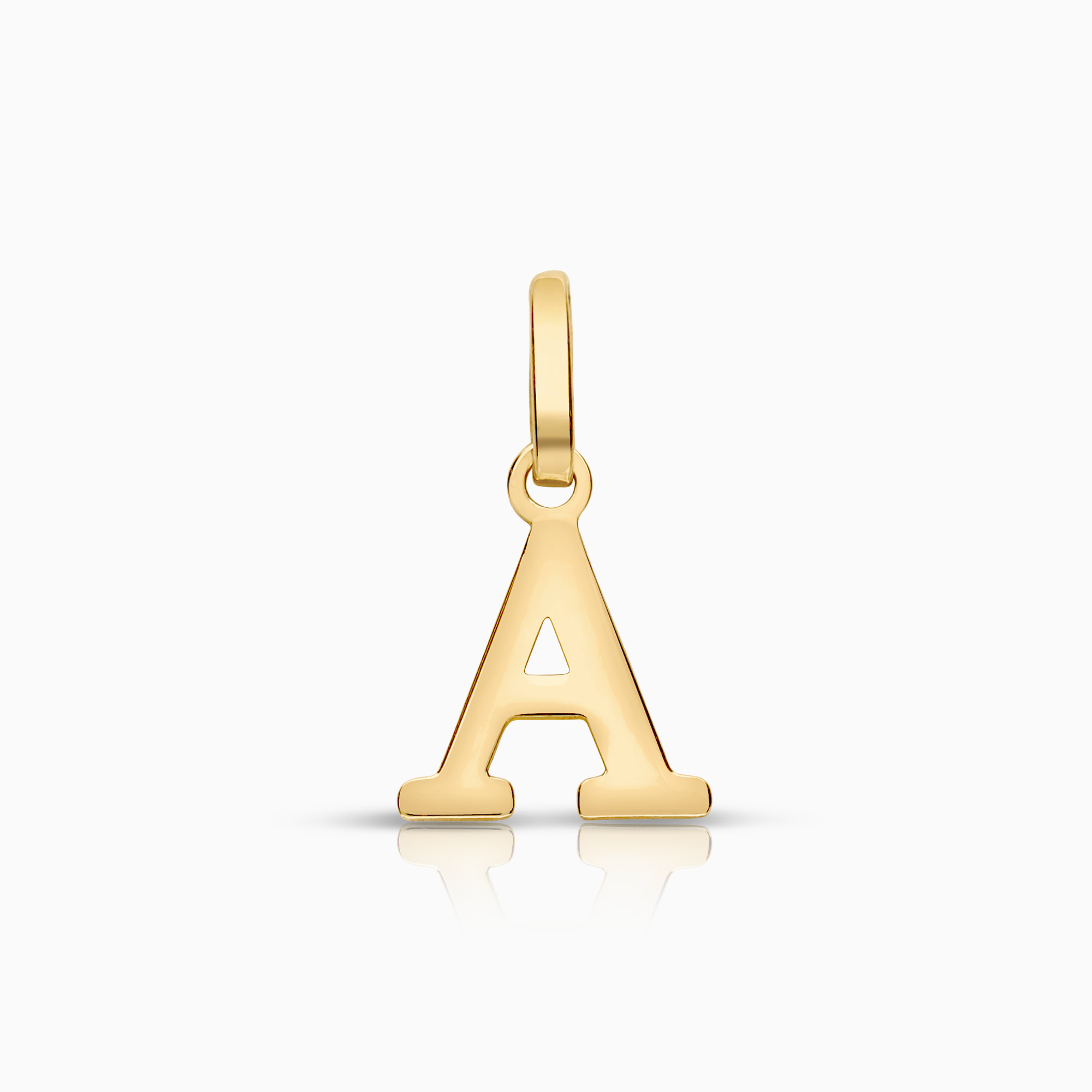 Bokstav hänge 0,17g 18K guld.
