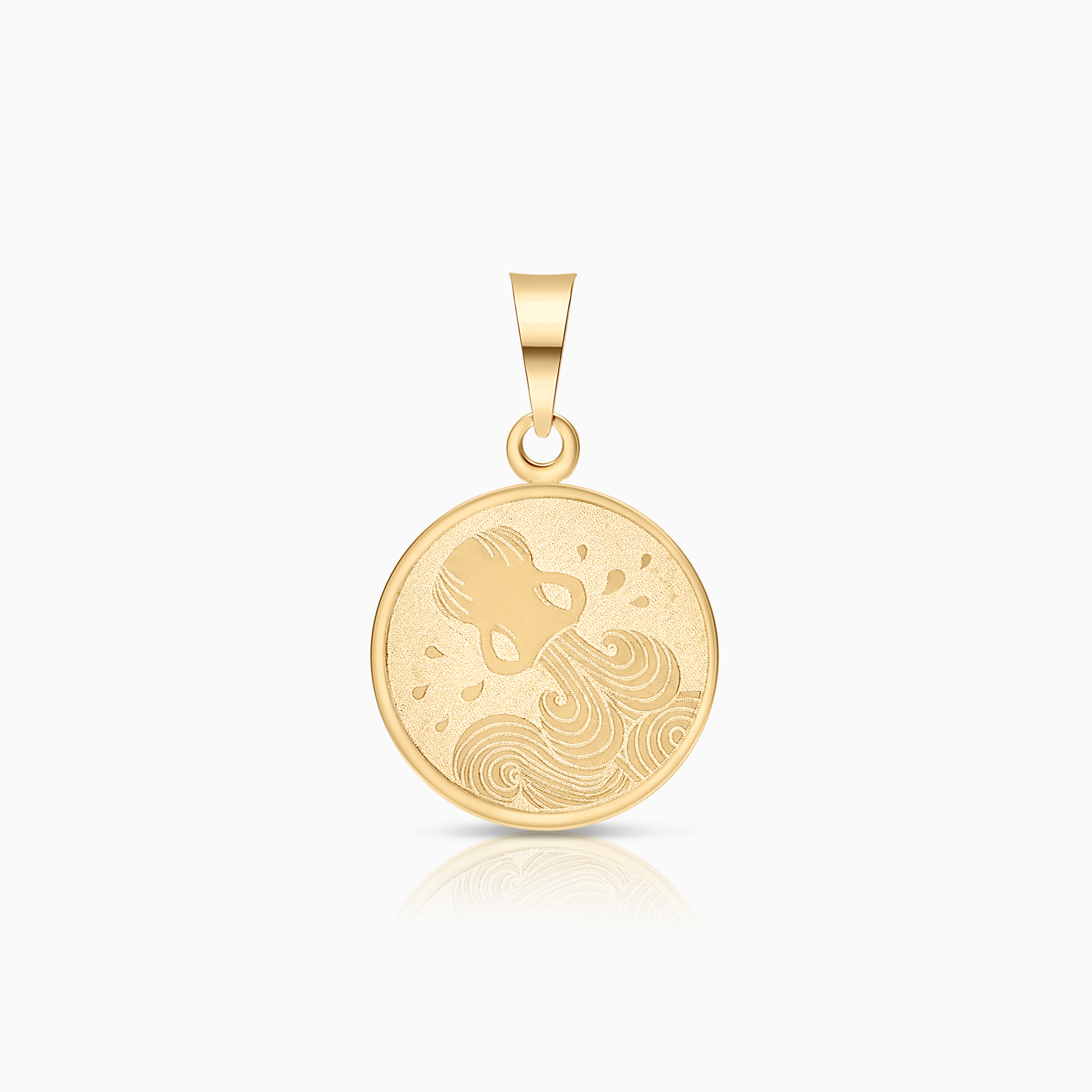 Aquarius pendant 0.70g 18K gold