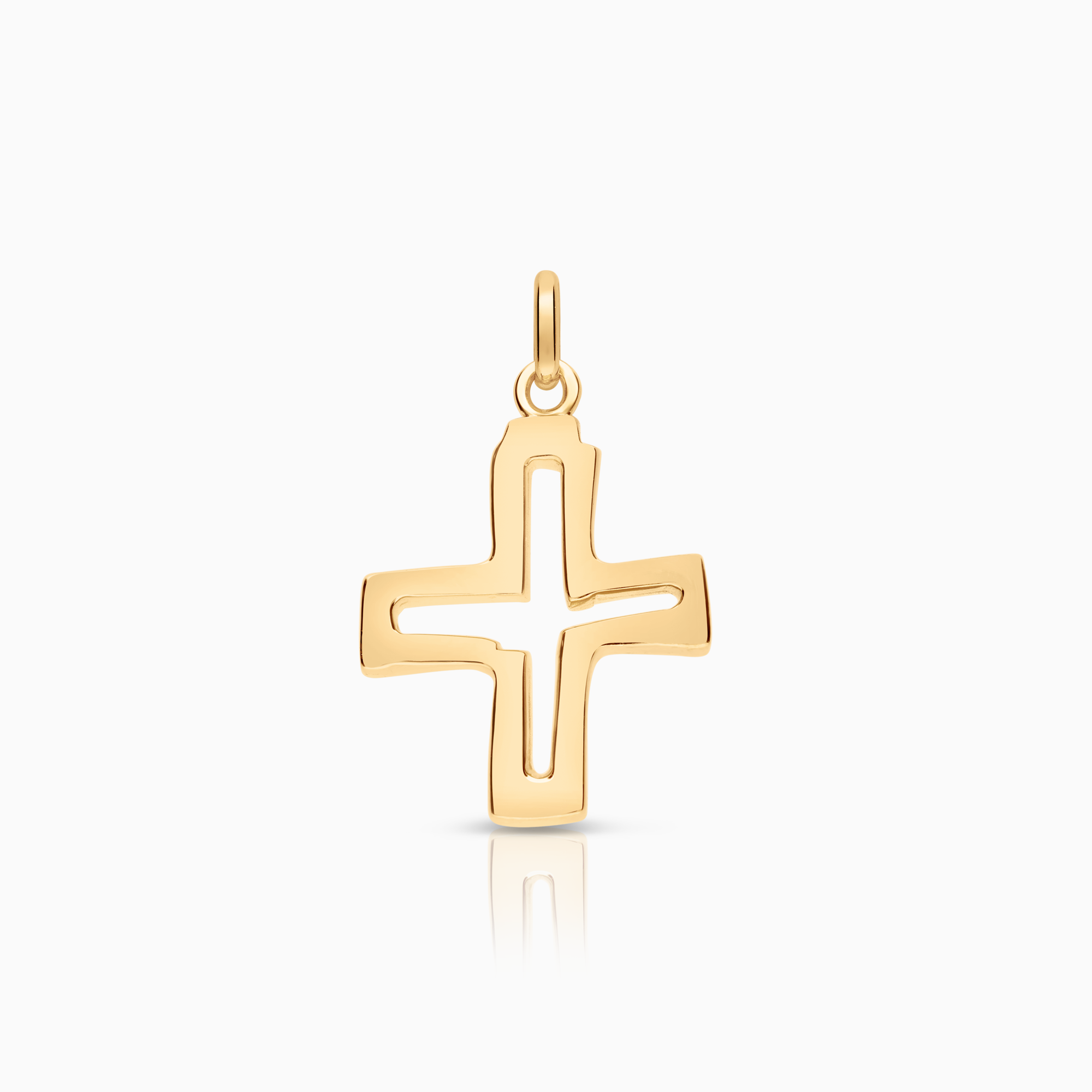 Hängsmycke kors 5,06g 18K guld.