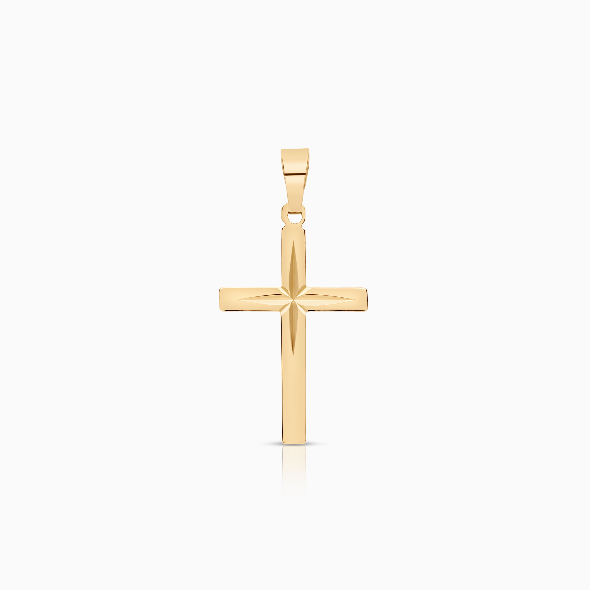 Pendant cross 0.98g 18K gold