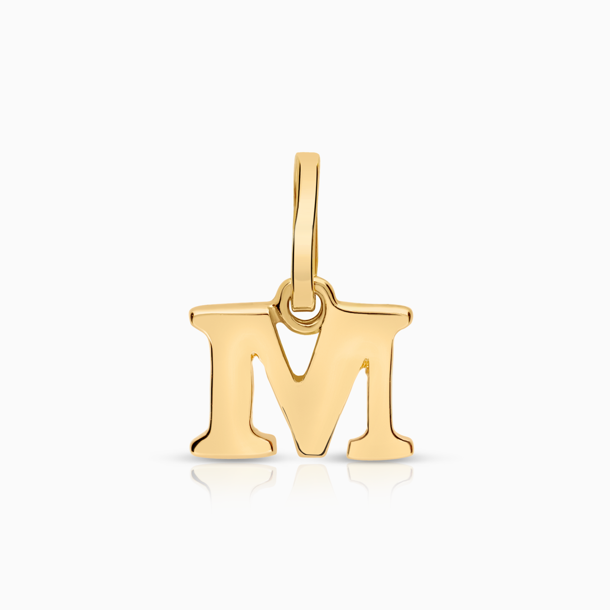 Pendant with letter, 0.52g 18K gold