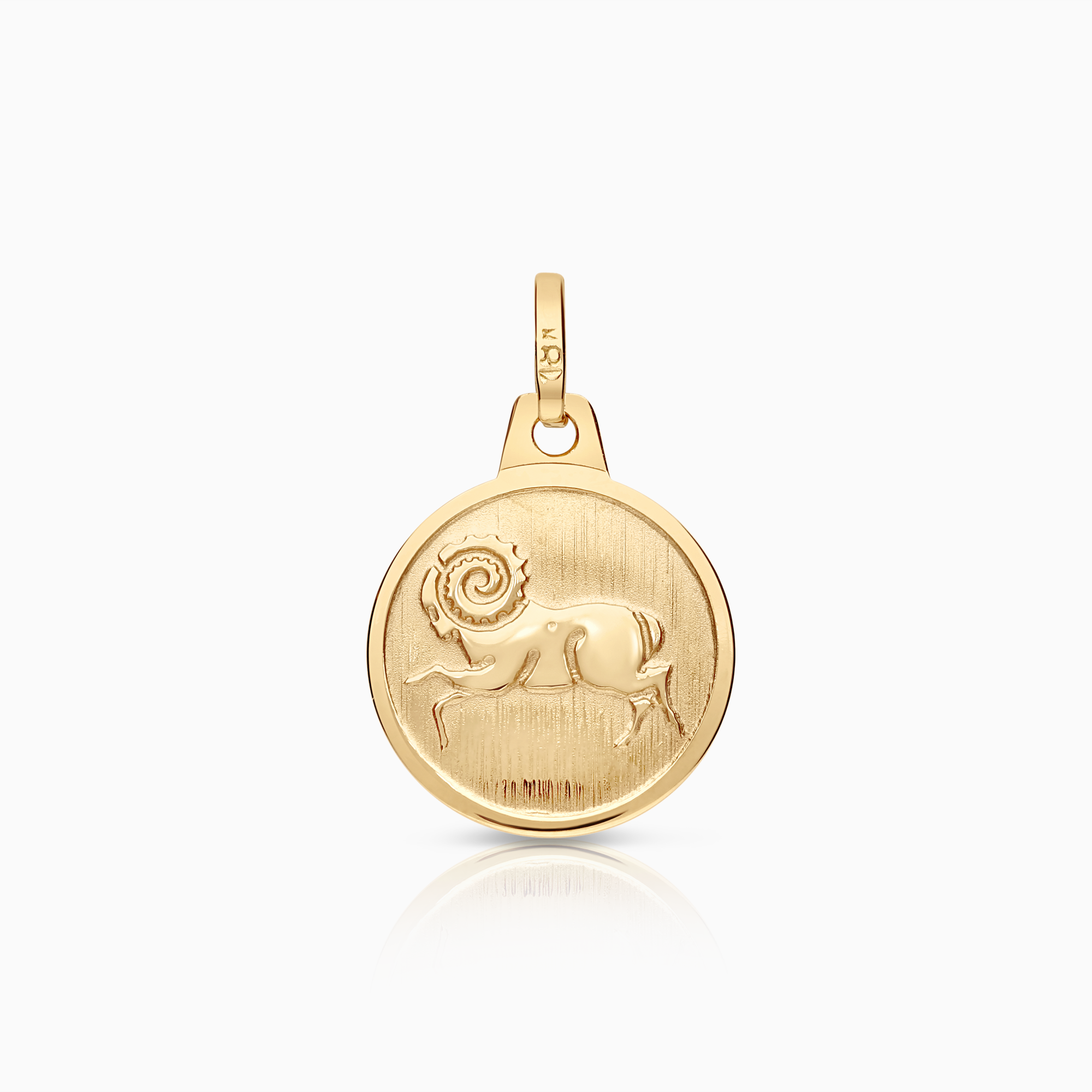 Pendant with zodiac sign 0.68g 18K gold