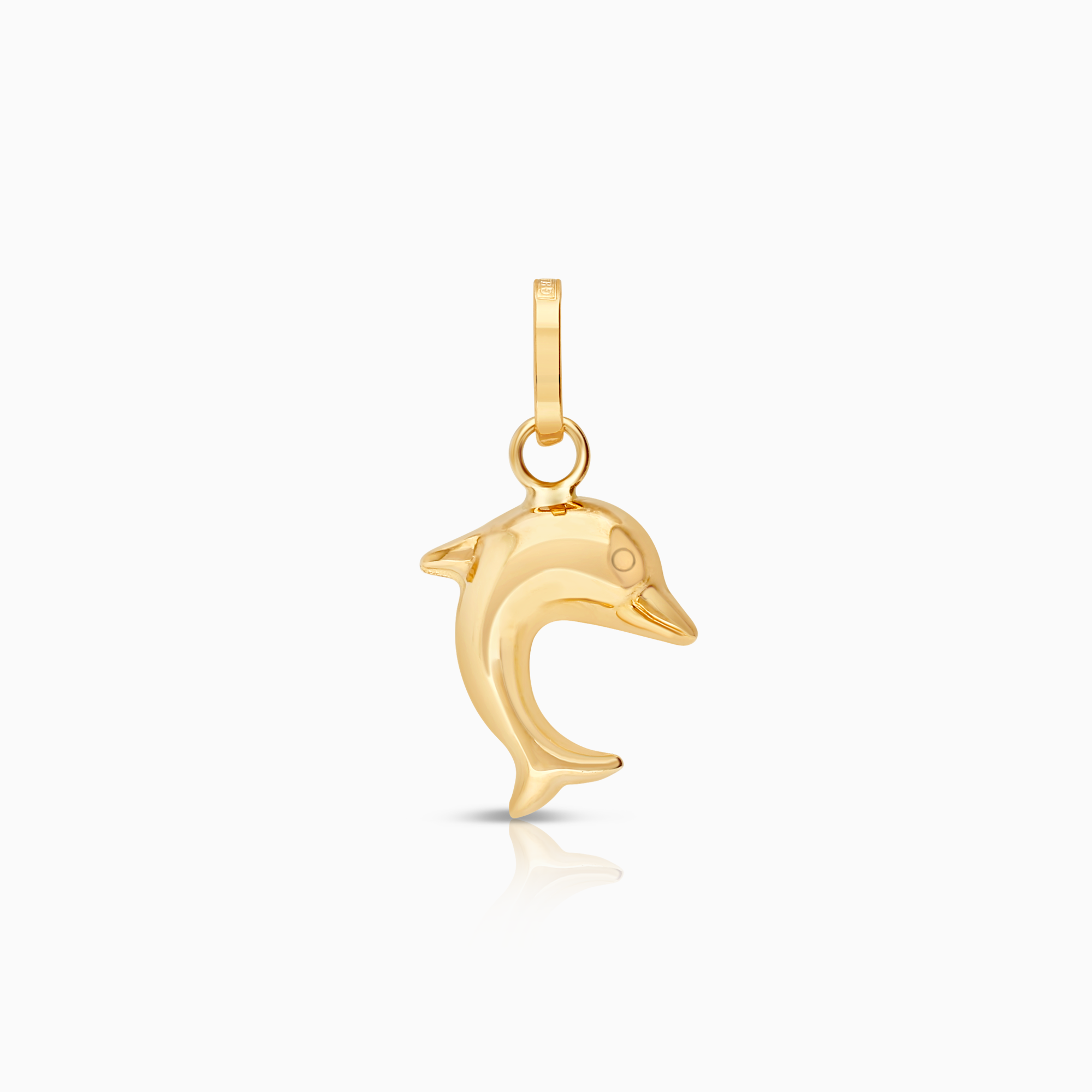 Hängsmycke delfin 0,32g 18K guld