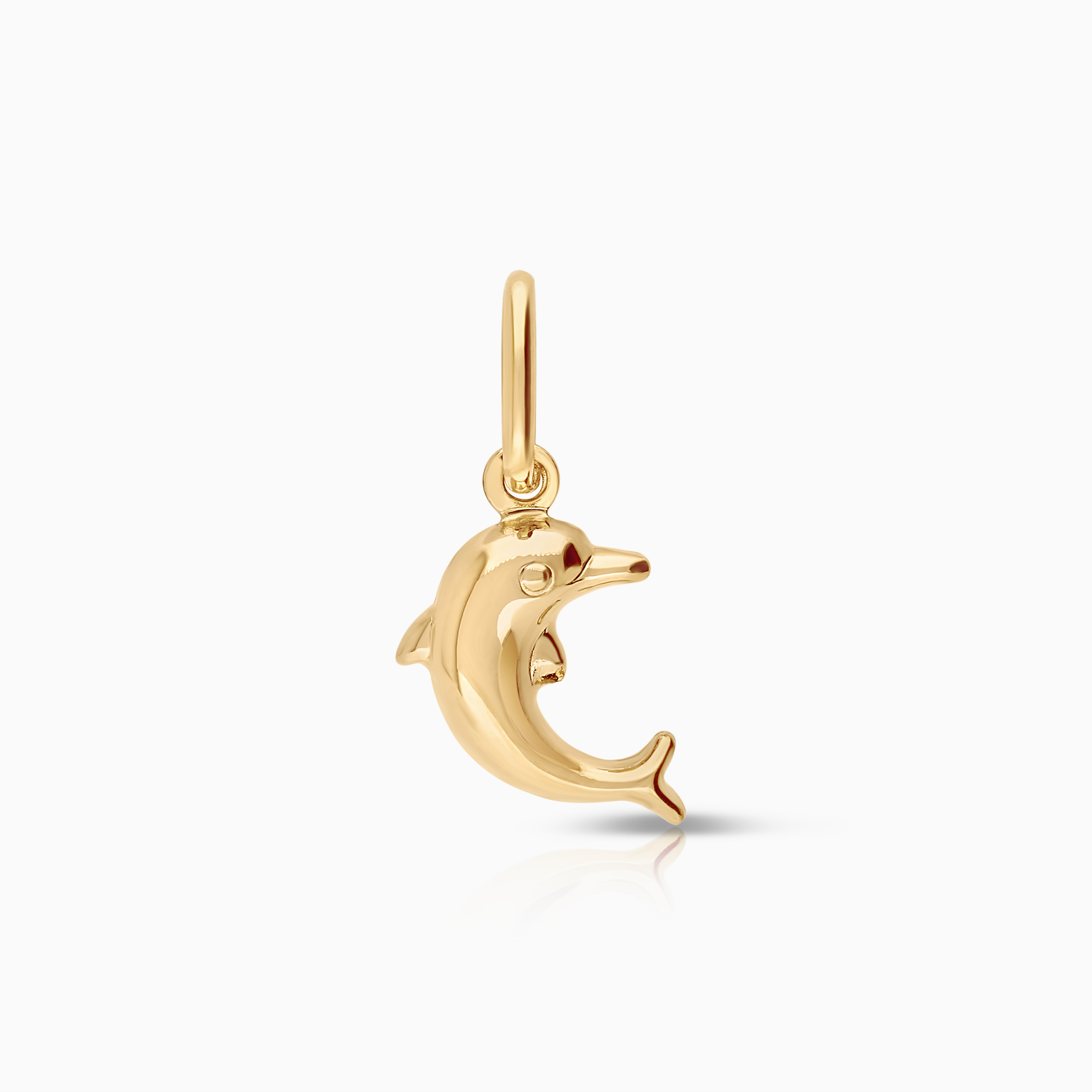 Hängsmycke delfin 0,83g 18K guld.