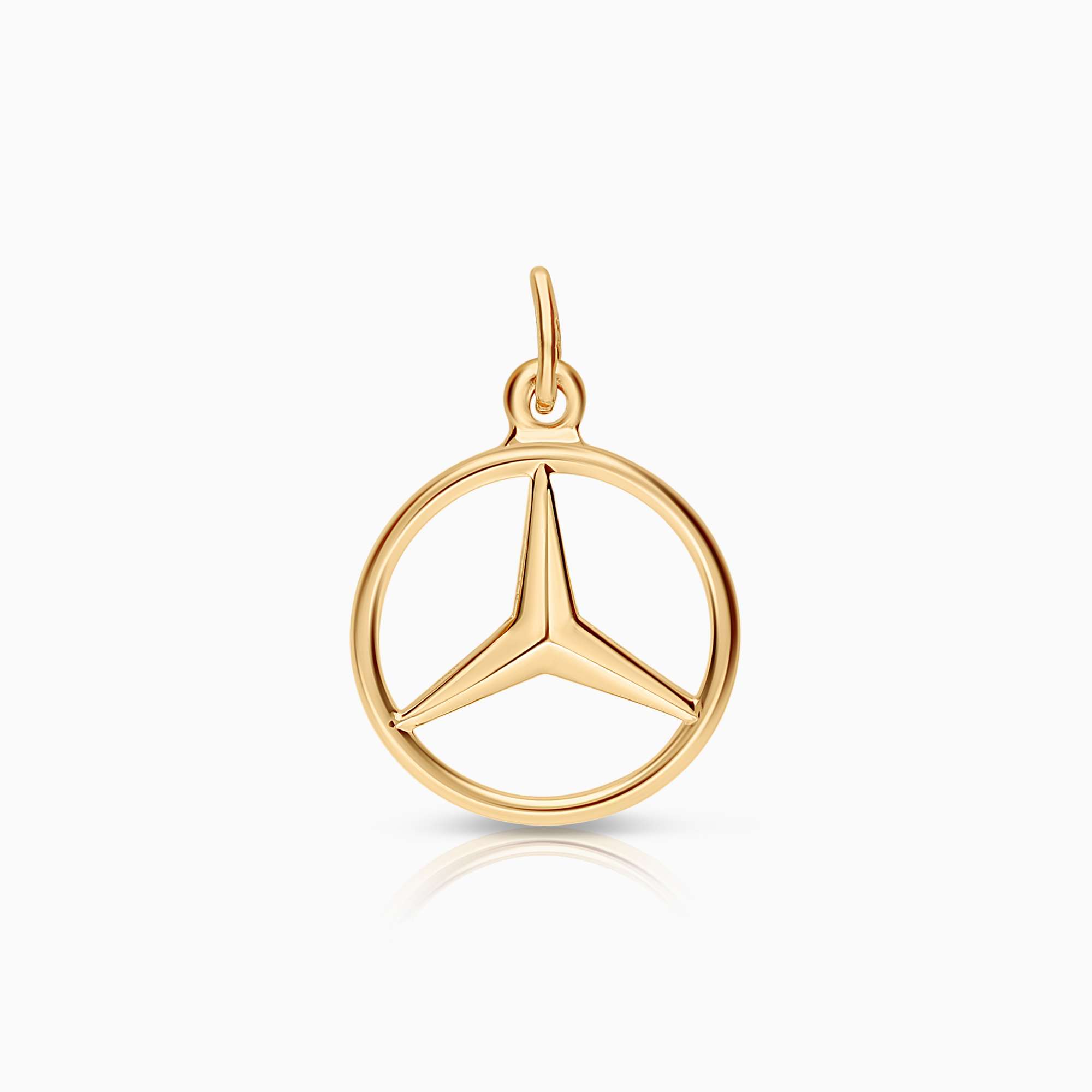 Hänge Mercedes-Benz-logotyp 0,64g 18K guld