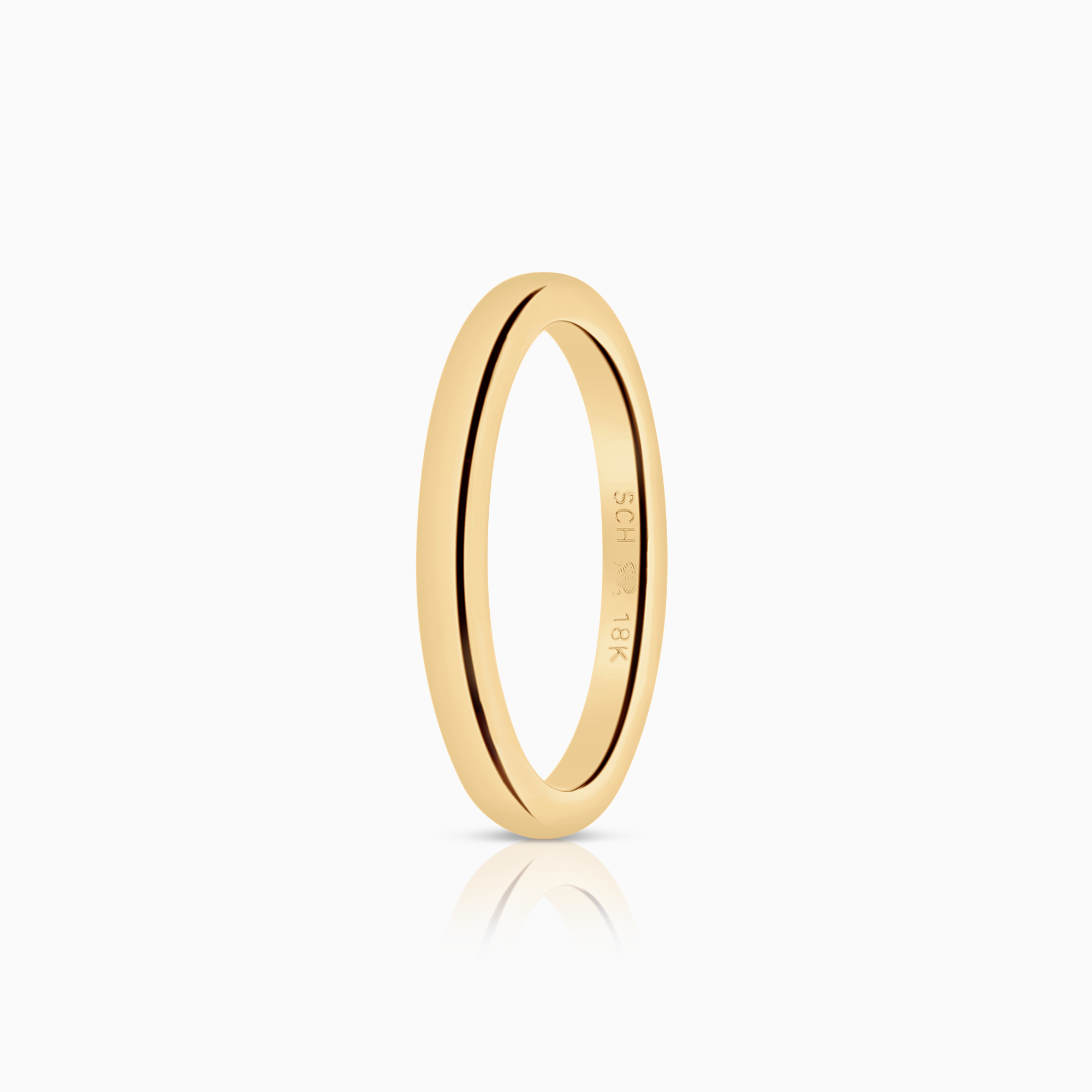 Plain ring 7.30g 18K gold