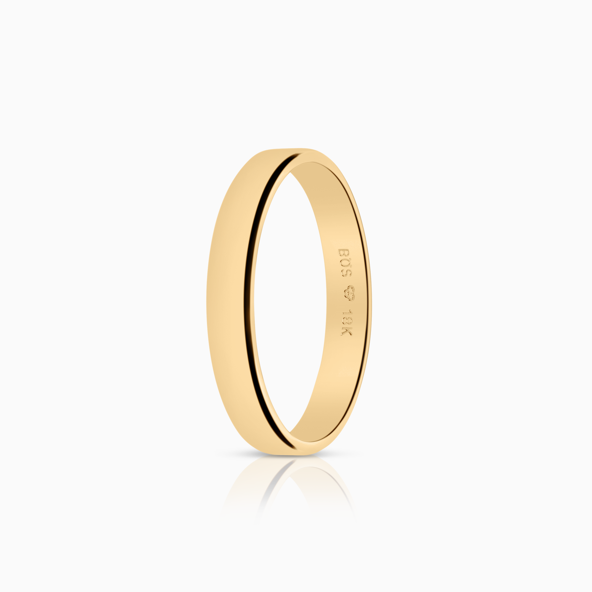 Slät ring 2,89g 18K guld
