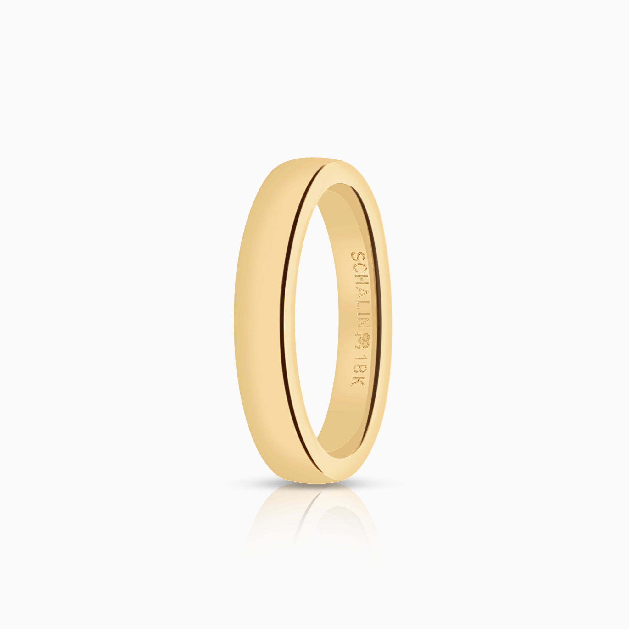 Smooth ring 6.76g 18K gold