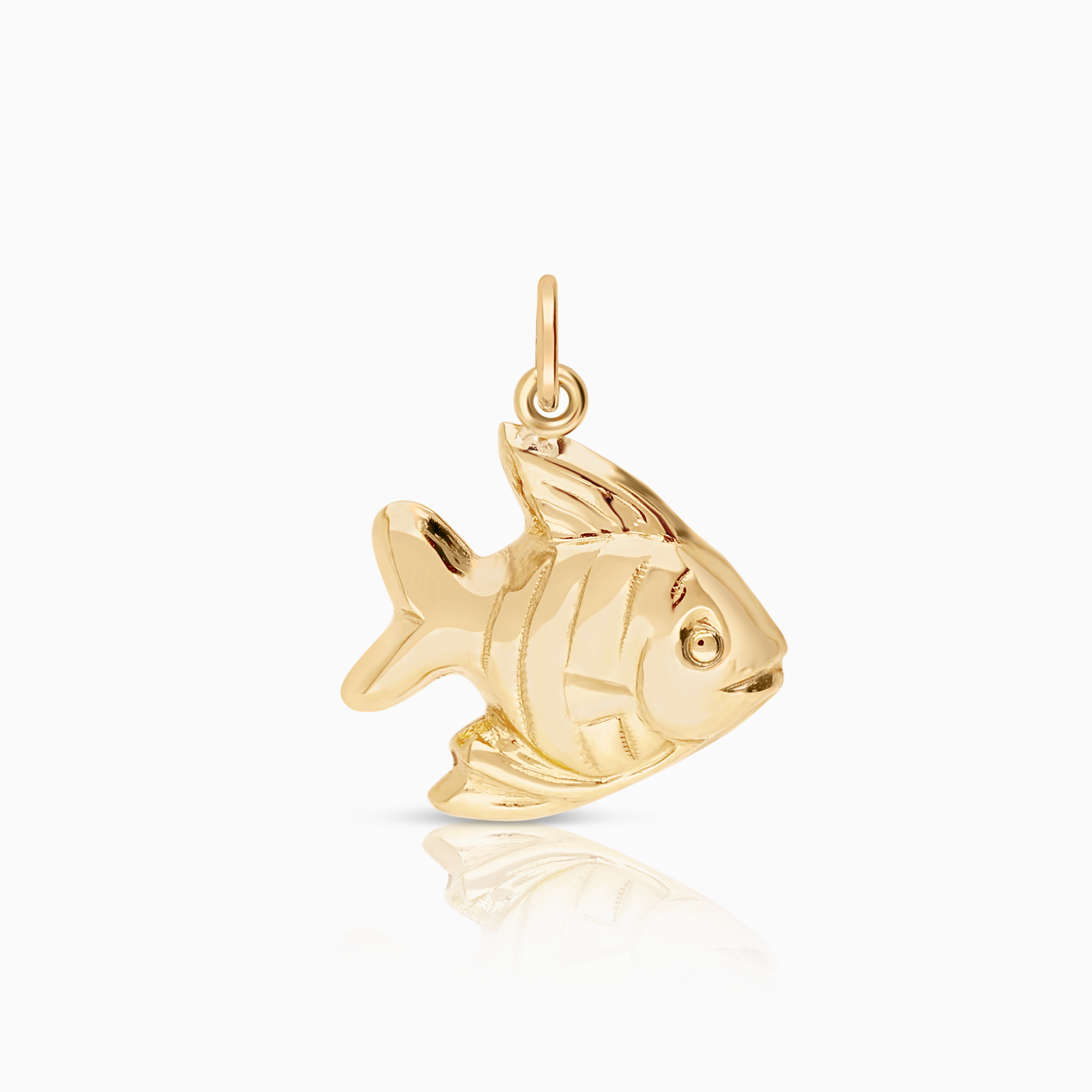 Hängsmycke fisk 0,80g 18K guld