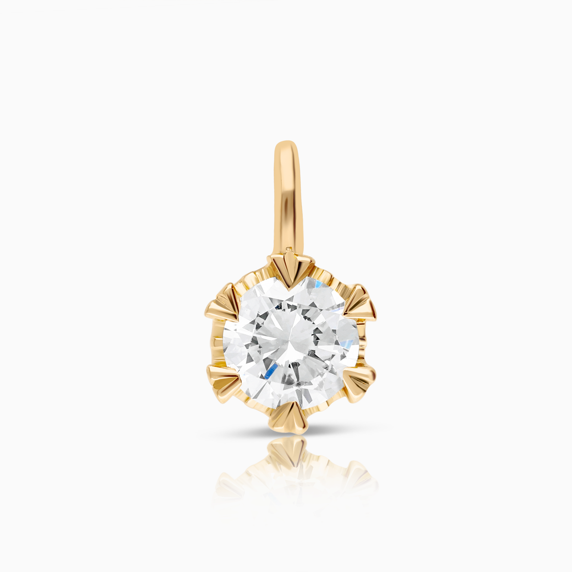 Diamanthänge solitär 0,45ct 18K guld