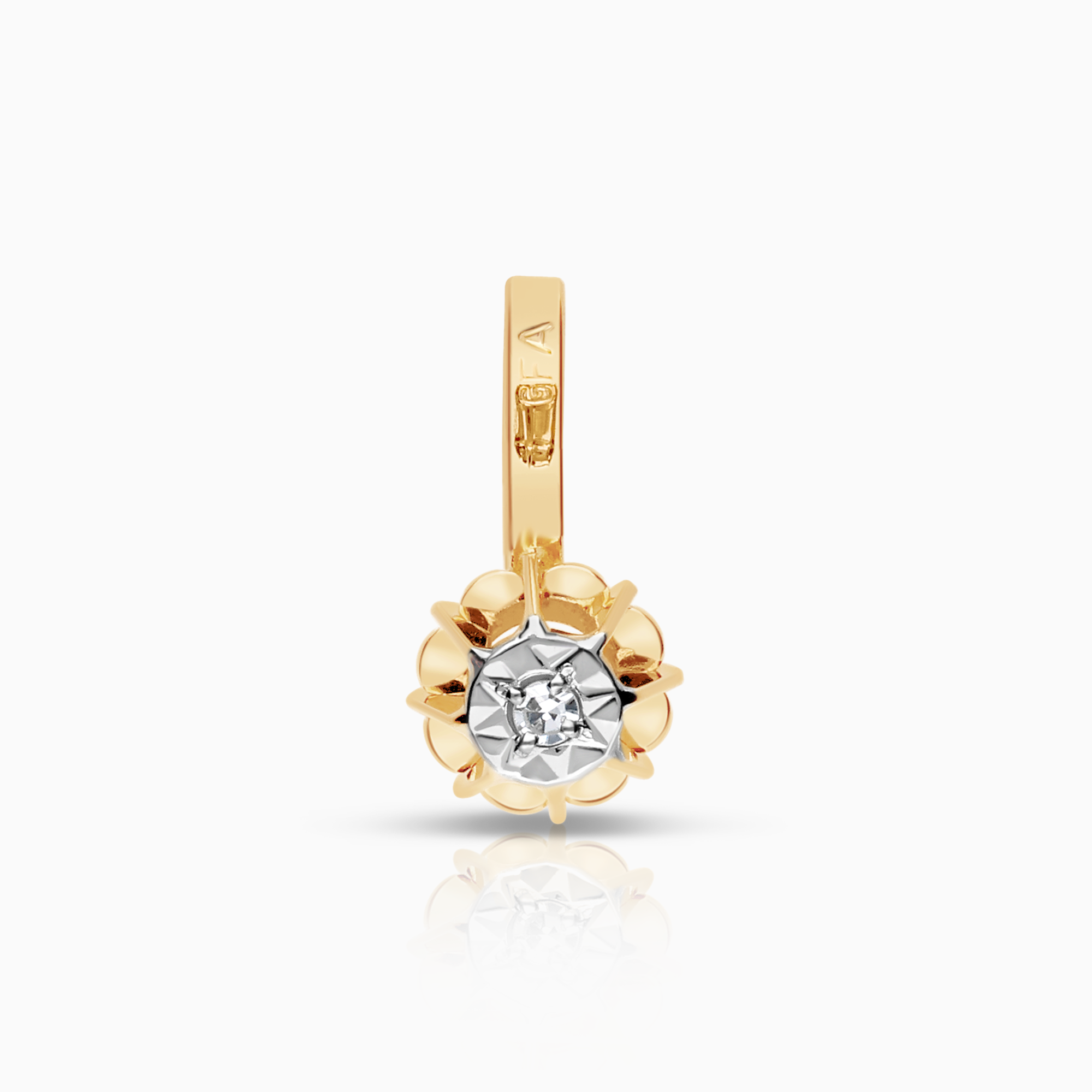 Solitärhänge 0,01ct 18K guld