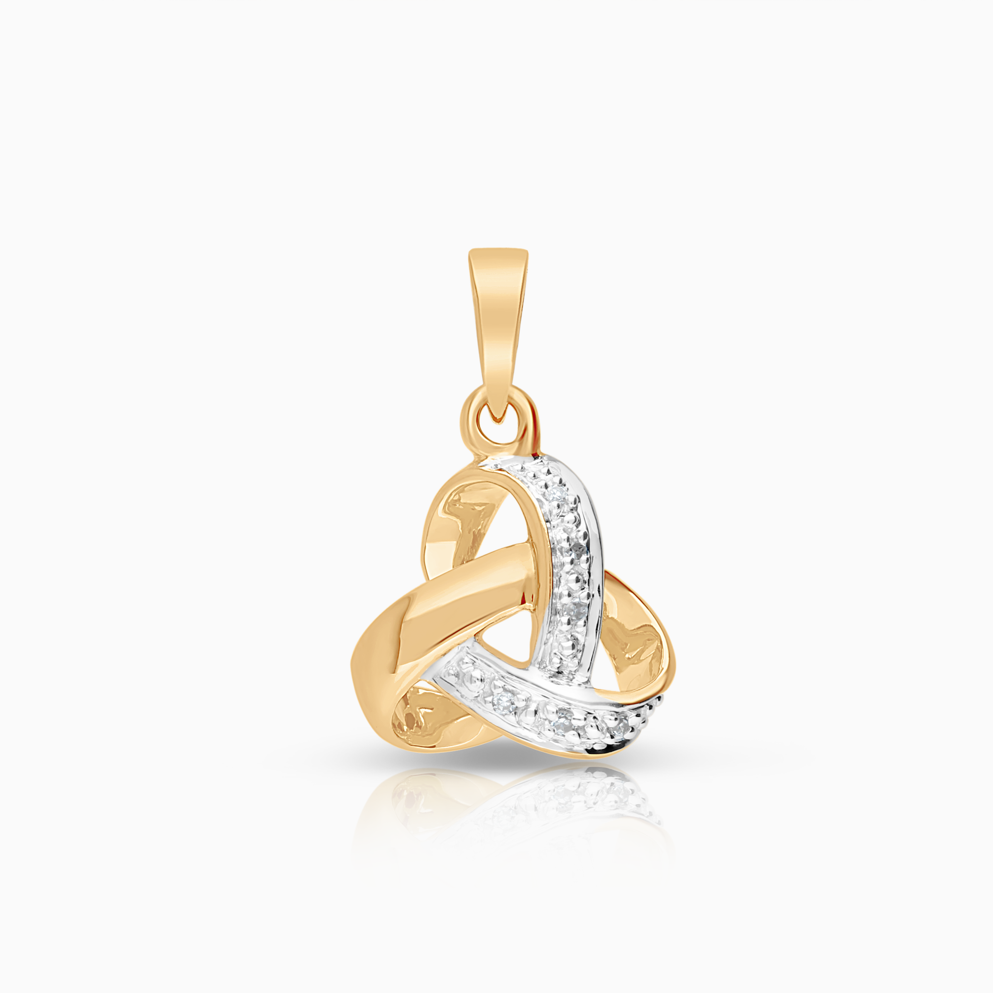 Guldhänge 0,02ct 18K guld