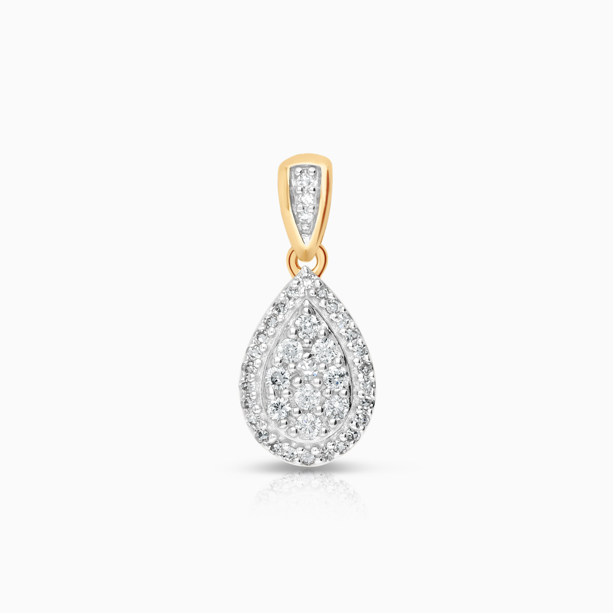 Guldhänge 0,10ct 18K guld