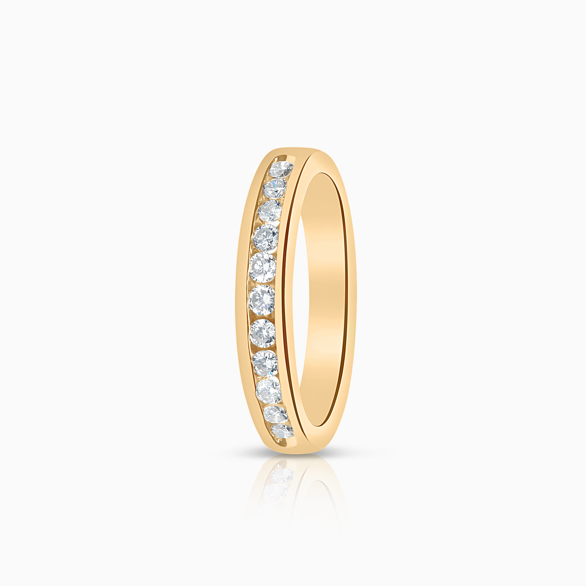 Alliansring 0,25ct 18K guld