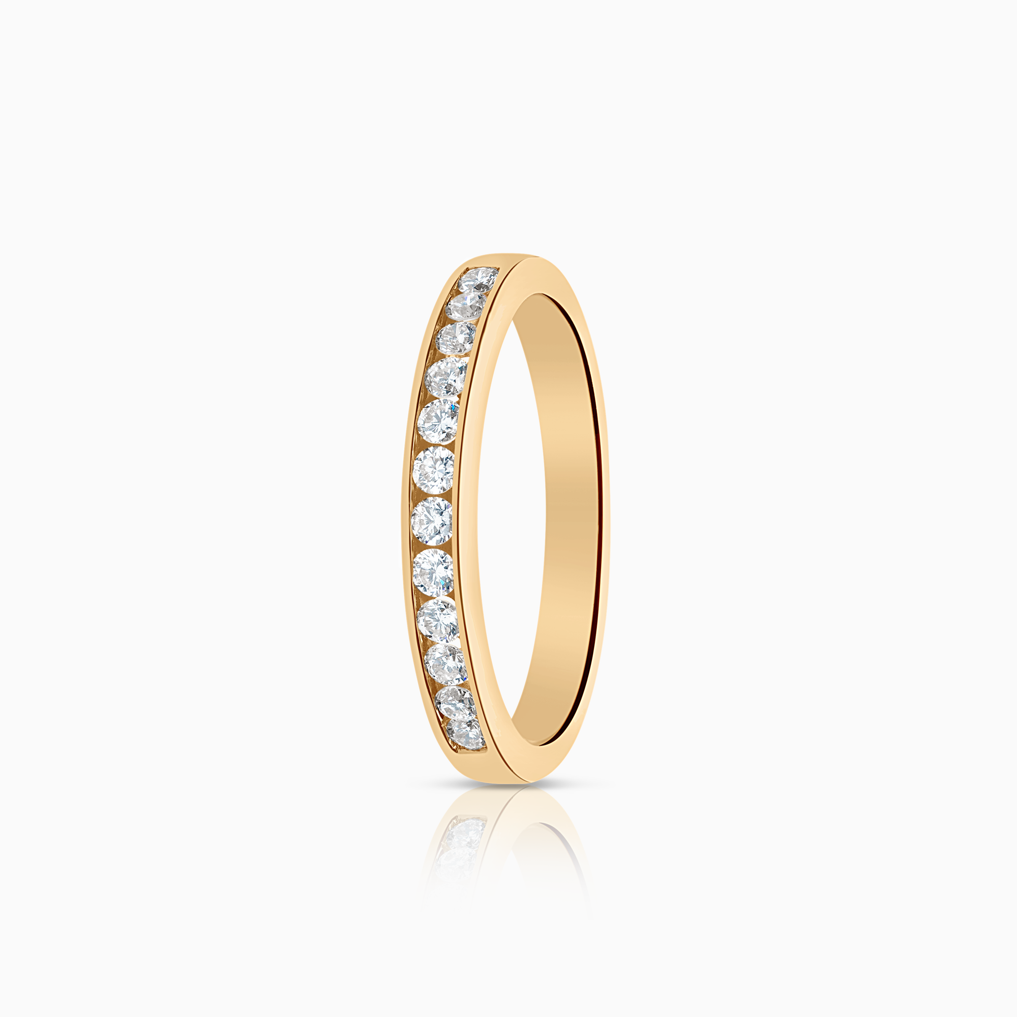 Alliansring 0,25ct 18K guld