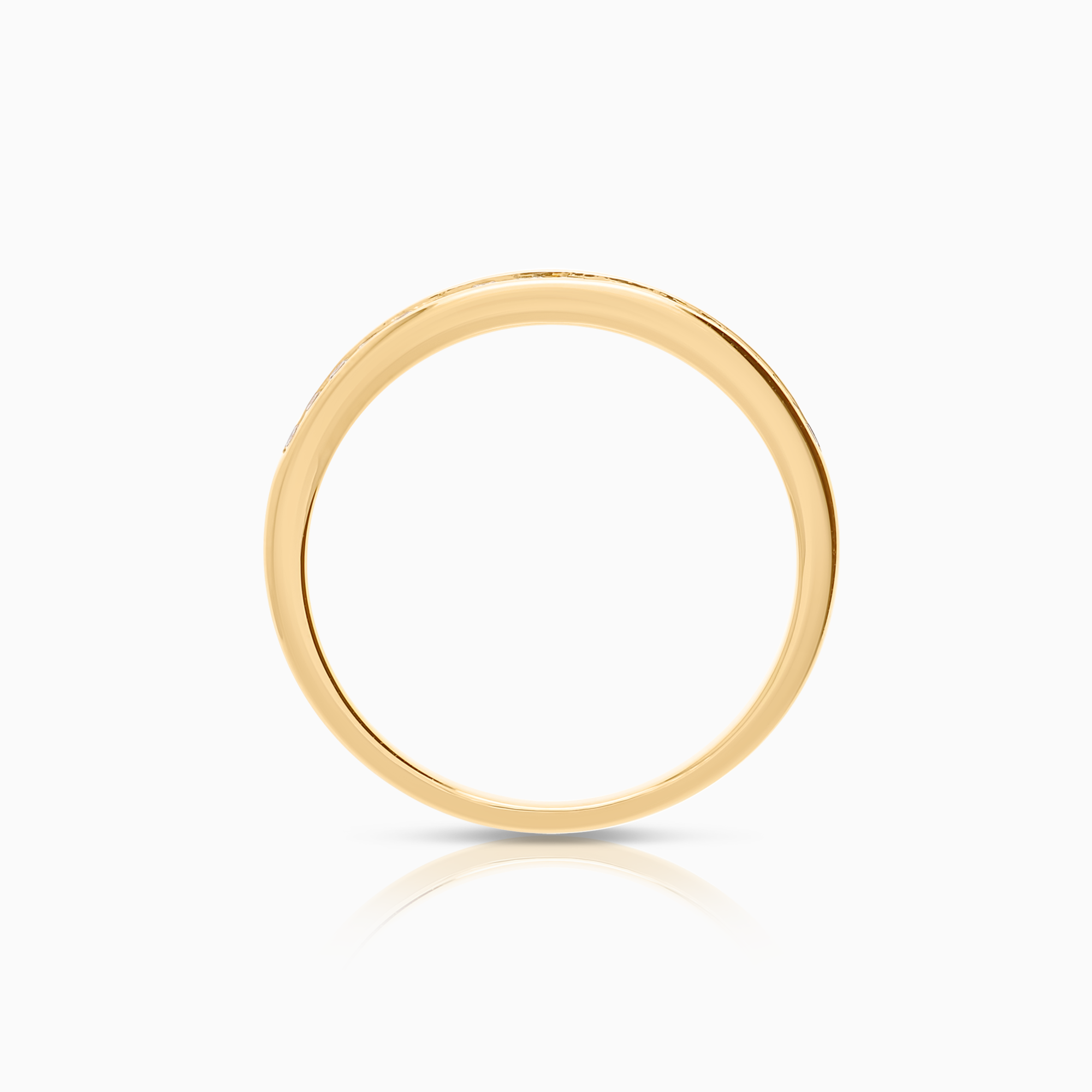 Alliansring 0,15ct 18K guld