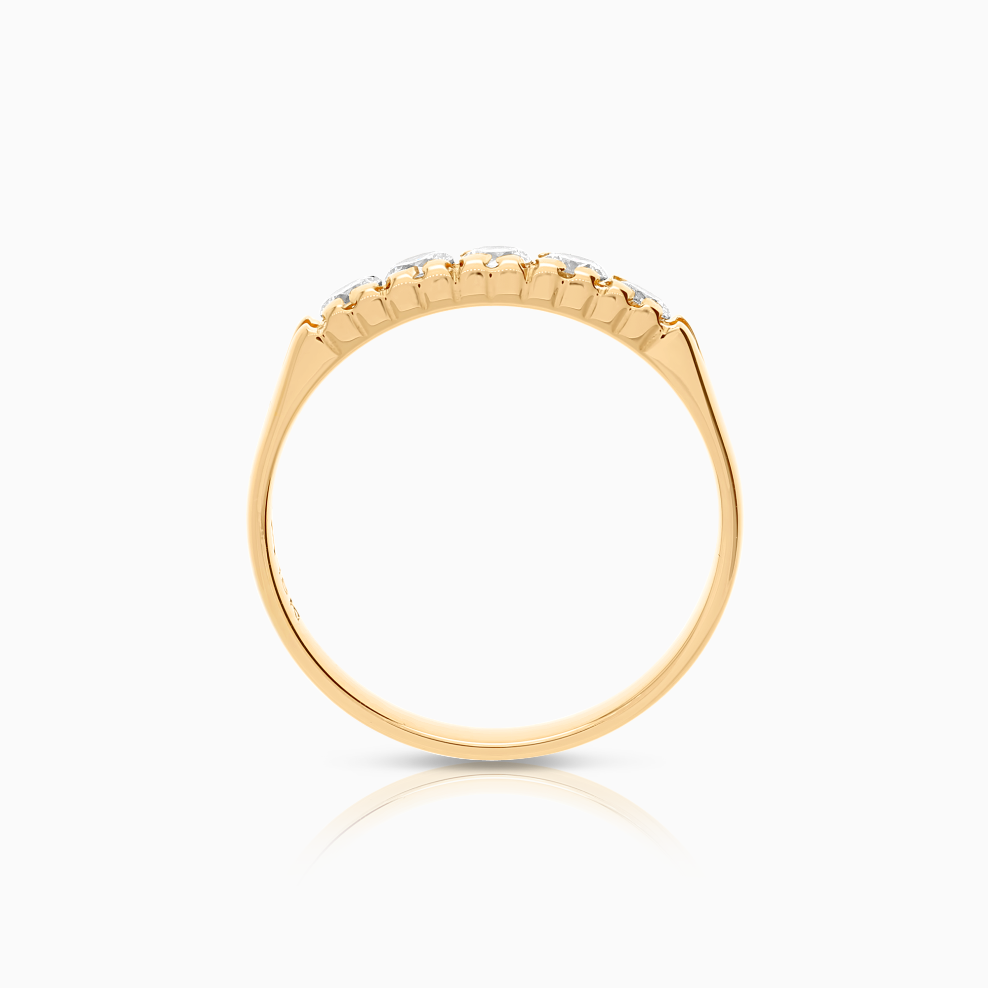 Alliansring 0,35ct 18K guld