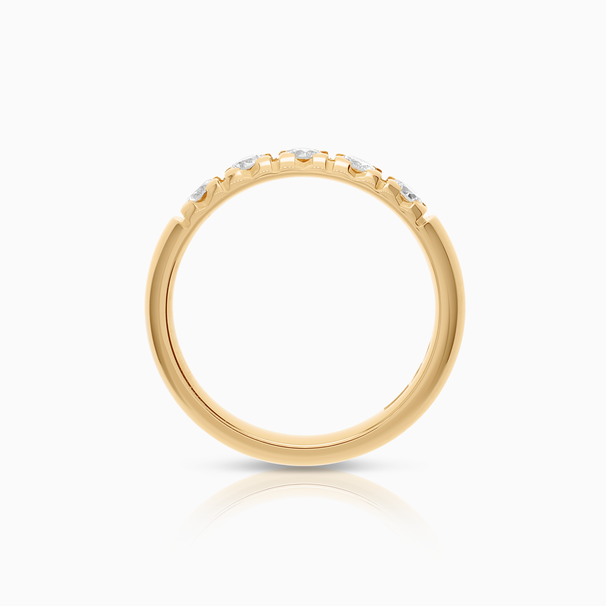 Alliansring 0,25ct 18K guld
