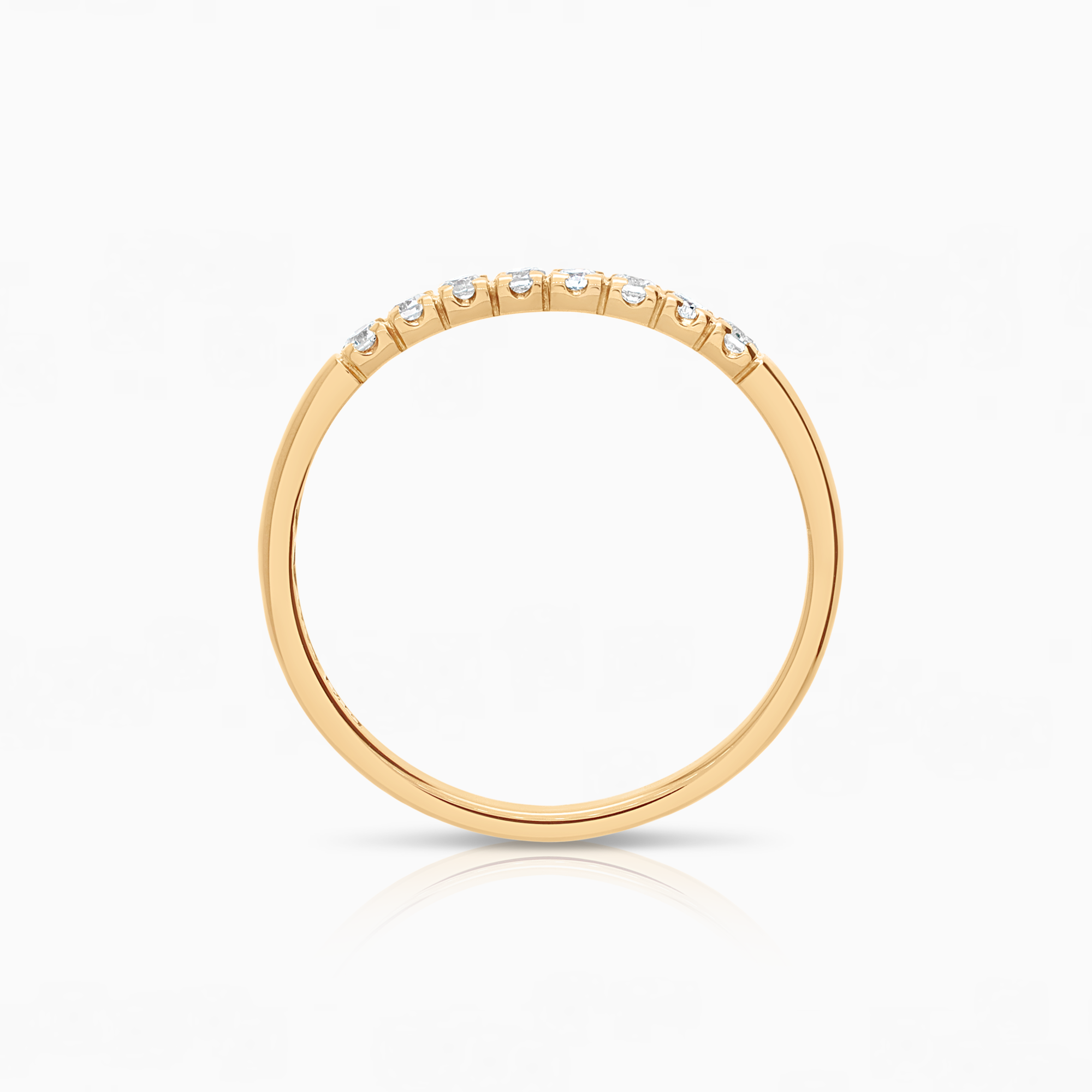 Alliansring 0,16ct 18K guld