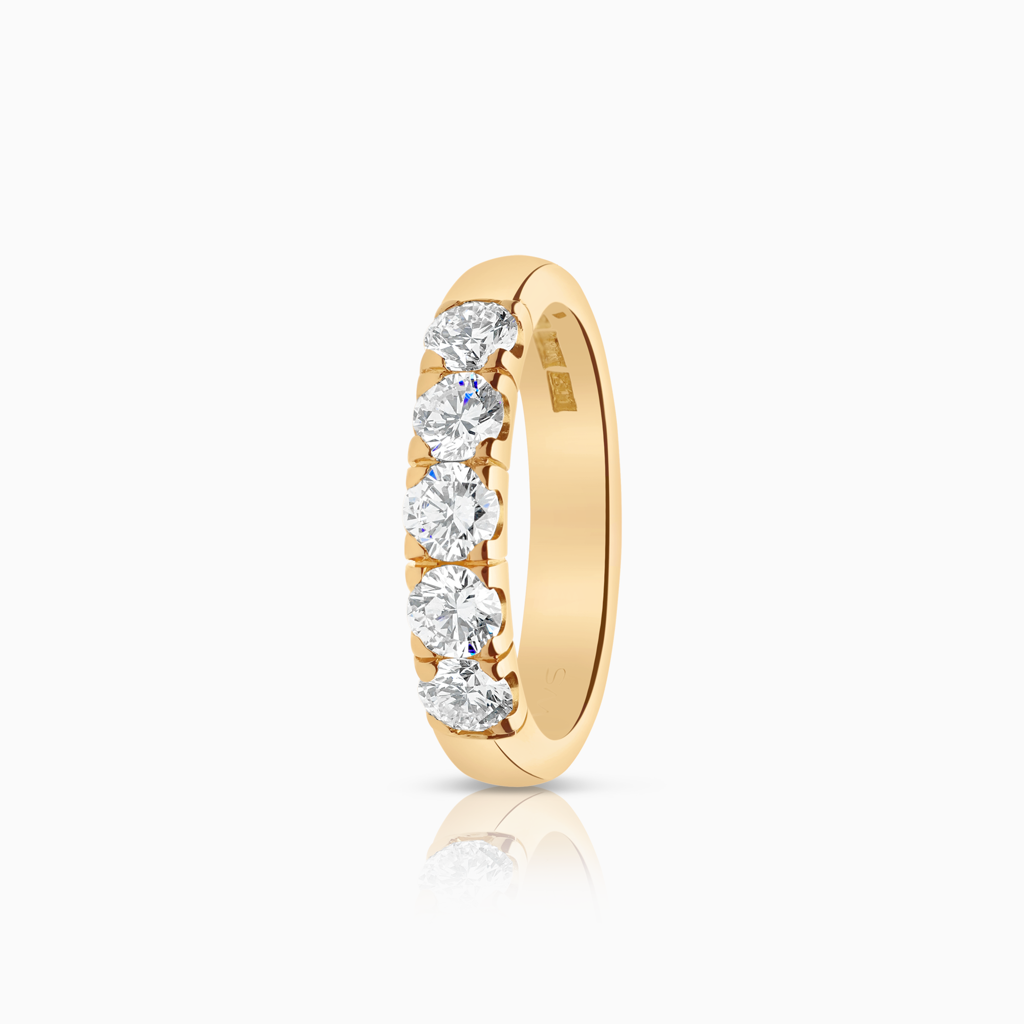 Diamantring 1,02ct 18K guld