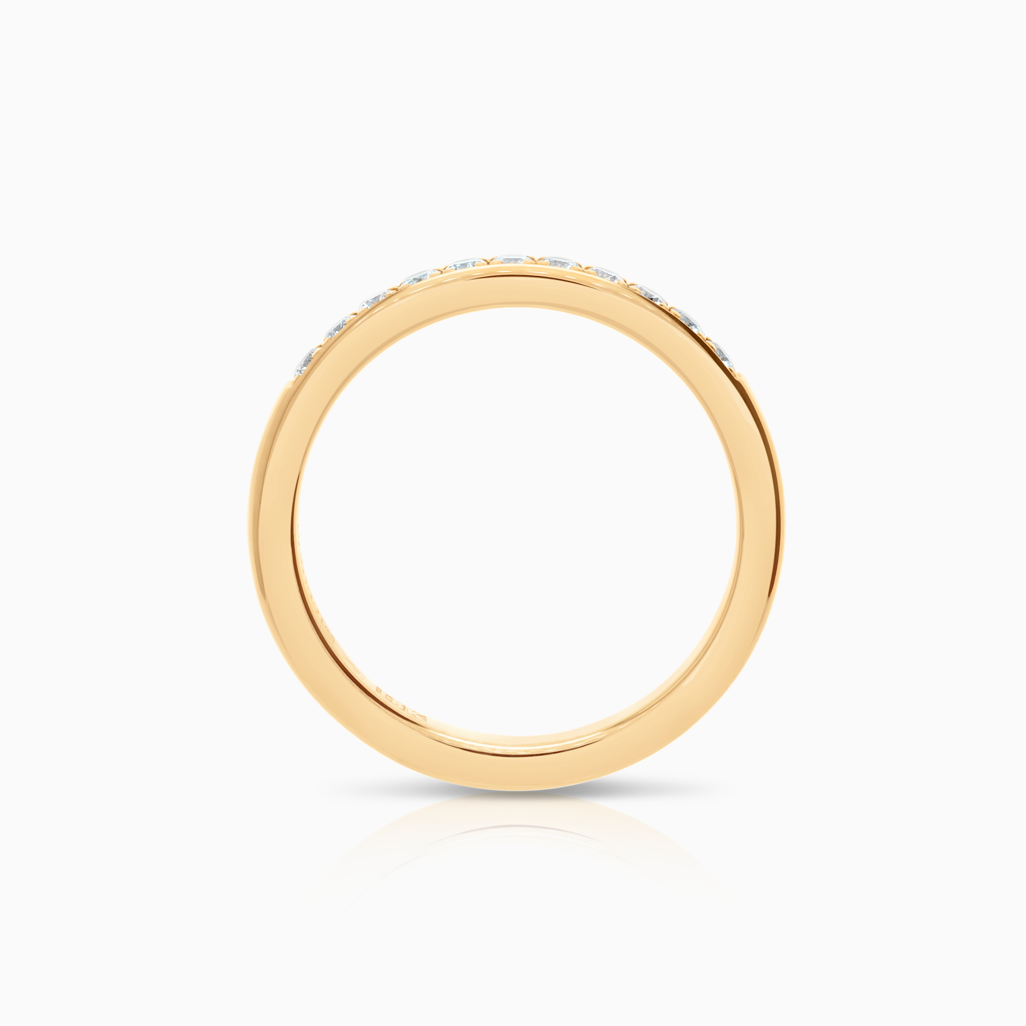 Alliansring 0,22ct 18K guld