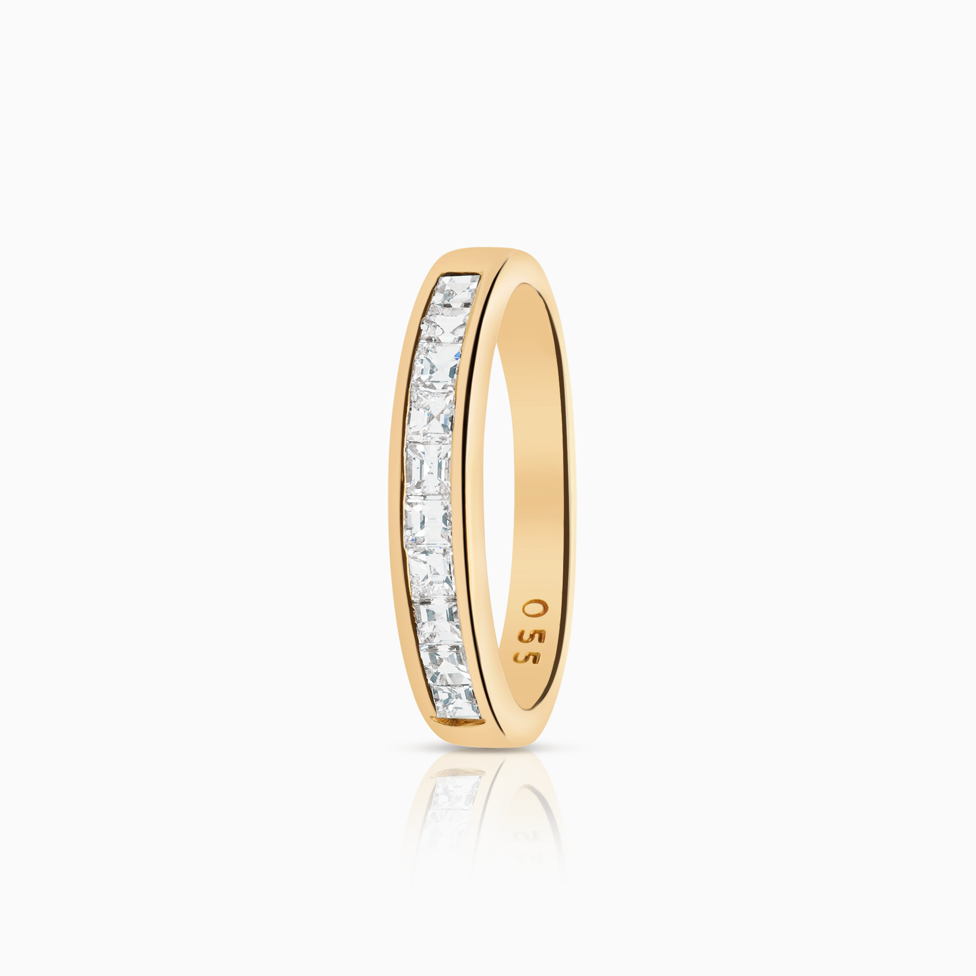 Alliansring 0,55ct 18K guld