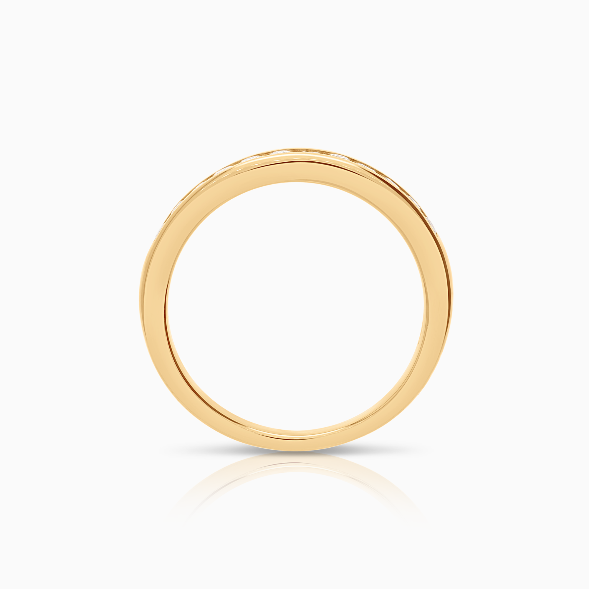 Alliansring 0,25ct 18K guld