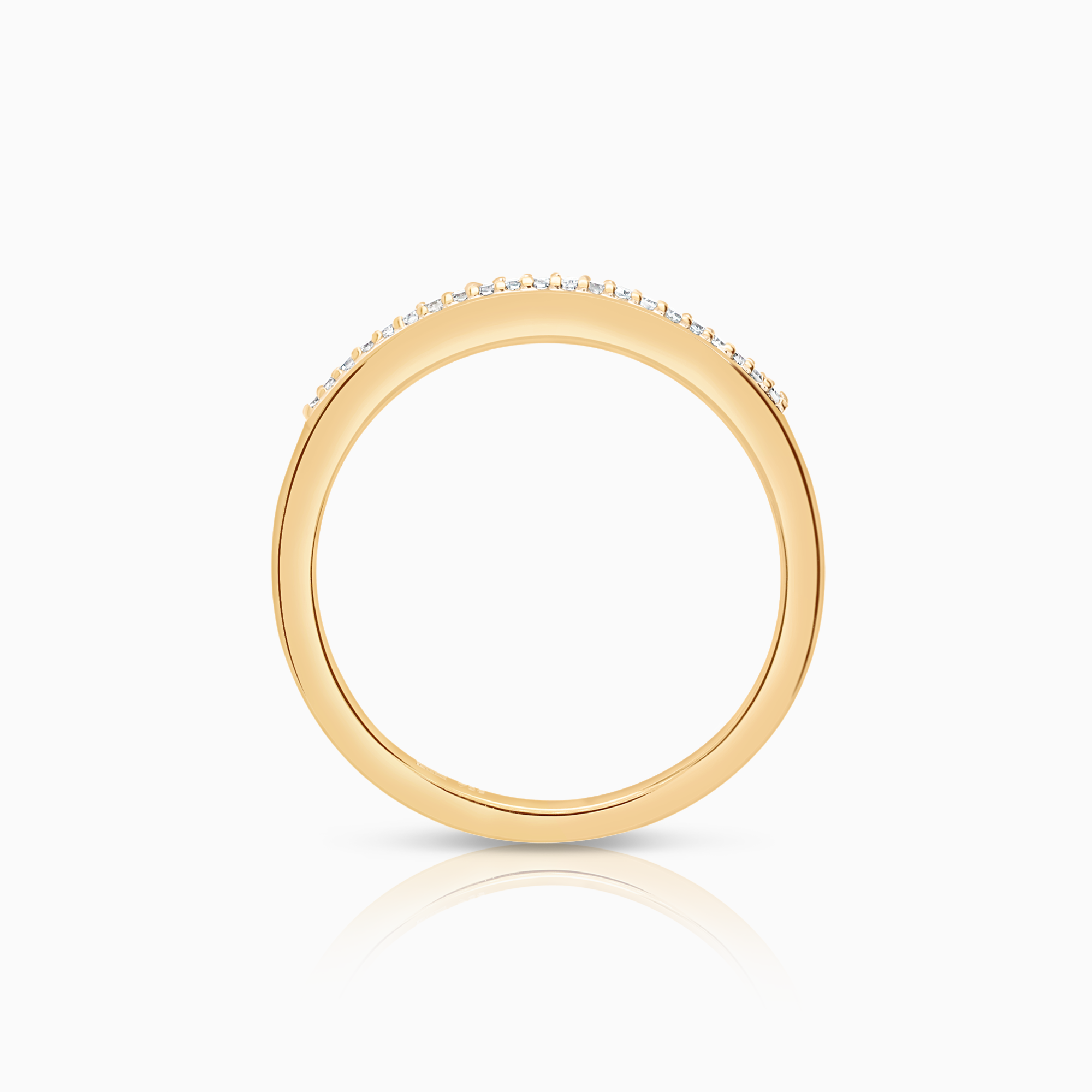 Alliansring 0,05ct 18K guld