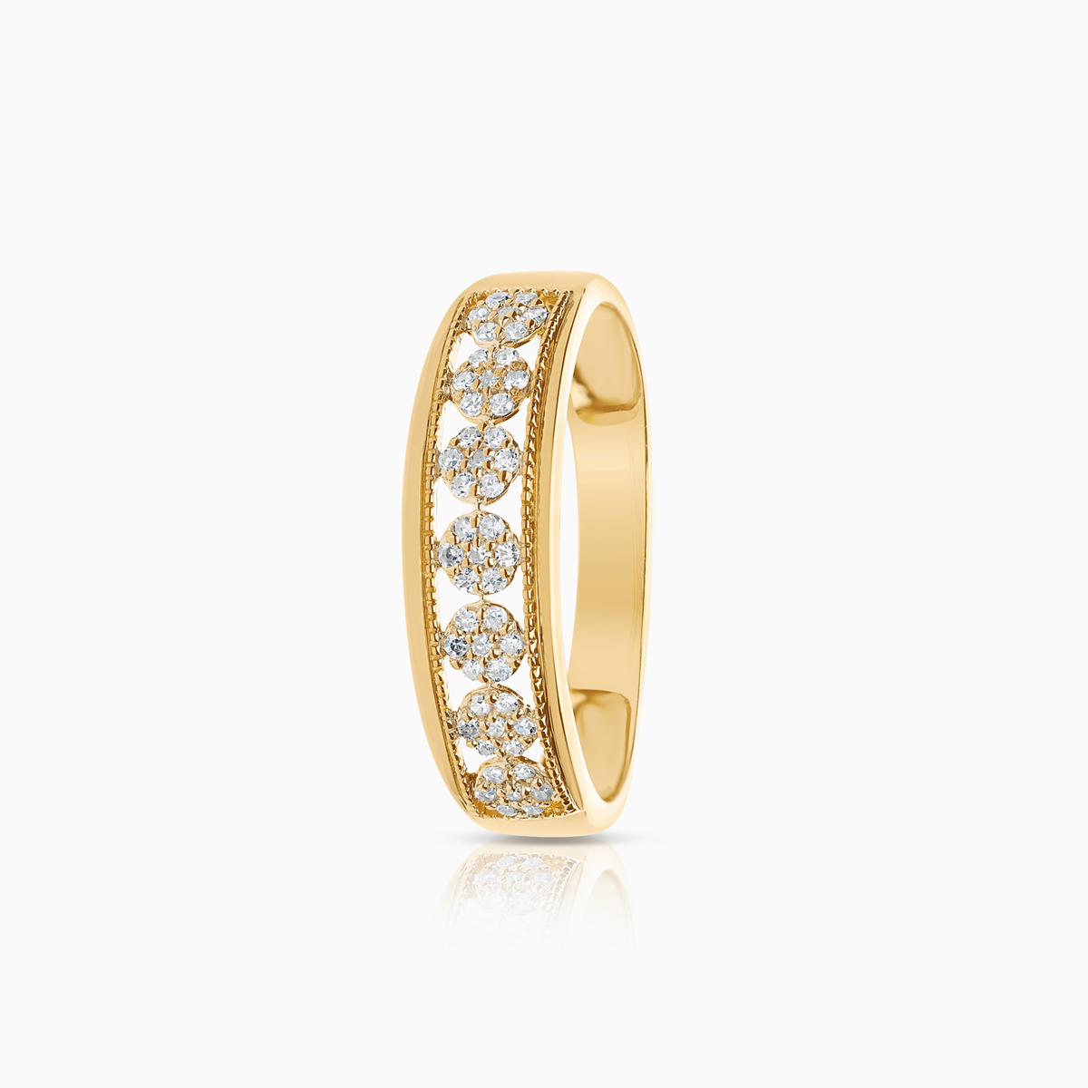 Diamond ring 0.13ct 18K gold