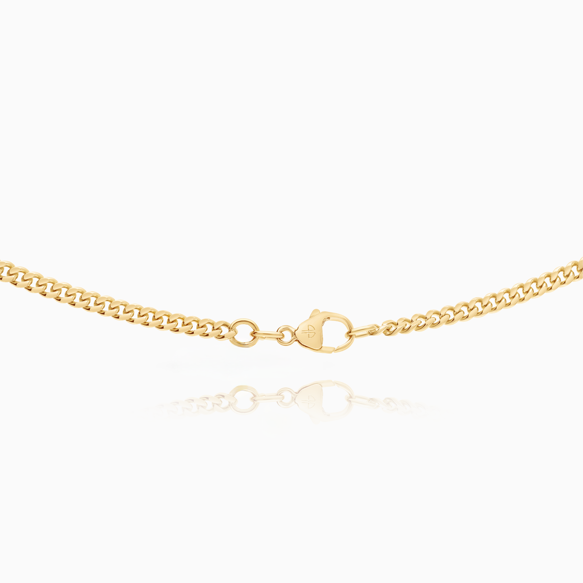 Curb necklace 24.31g 18K gold