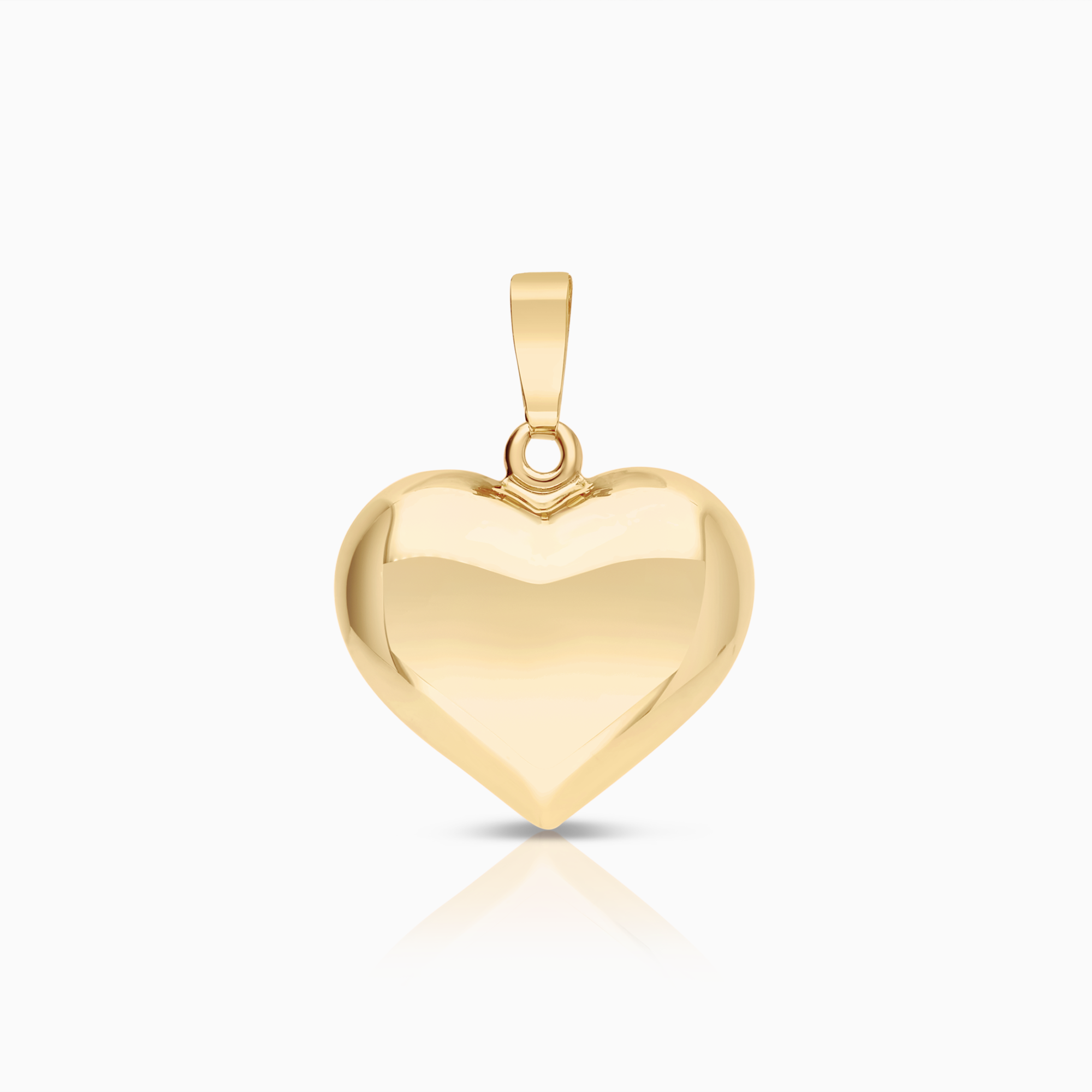 Pendant heart 0.77g 14K gold