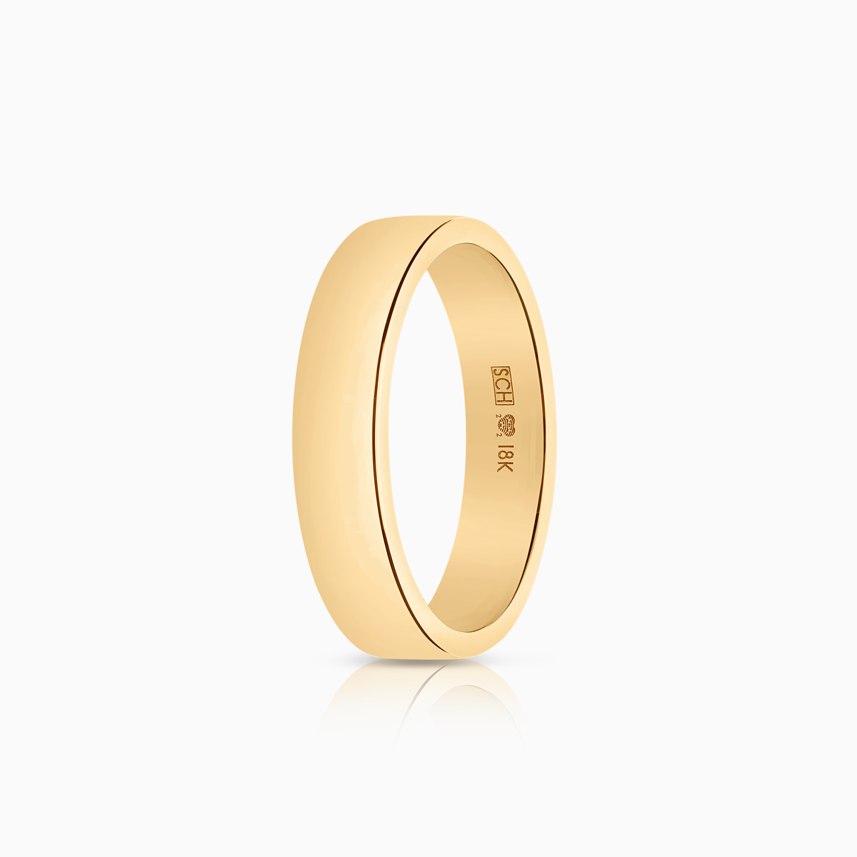 All Gold Ring Plain ring 8.76g 18K gold